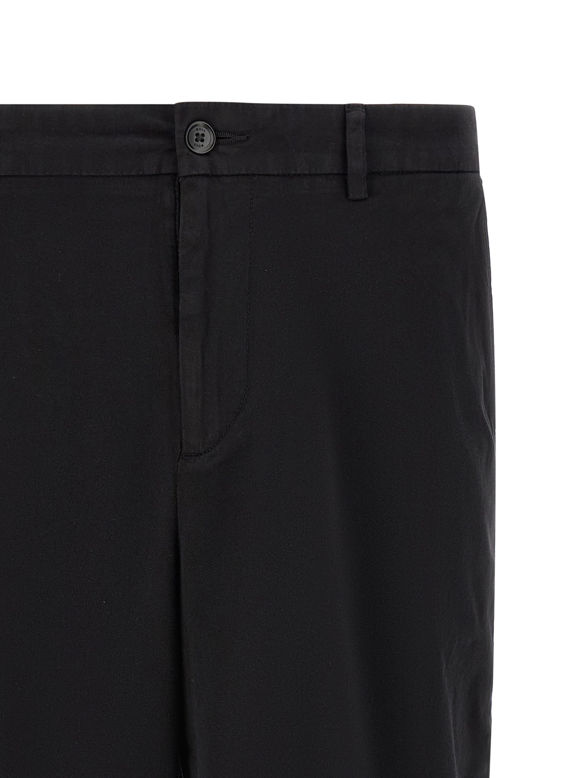 Hugo Boss Black Cotton Bermuda Shorts