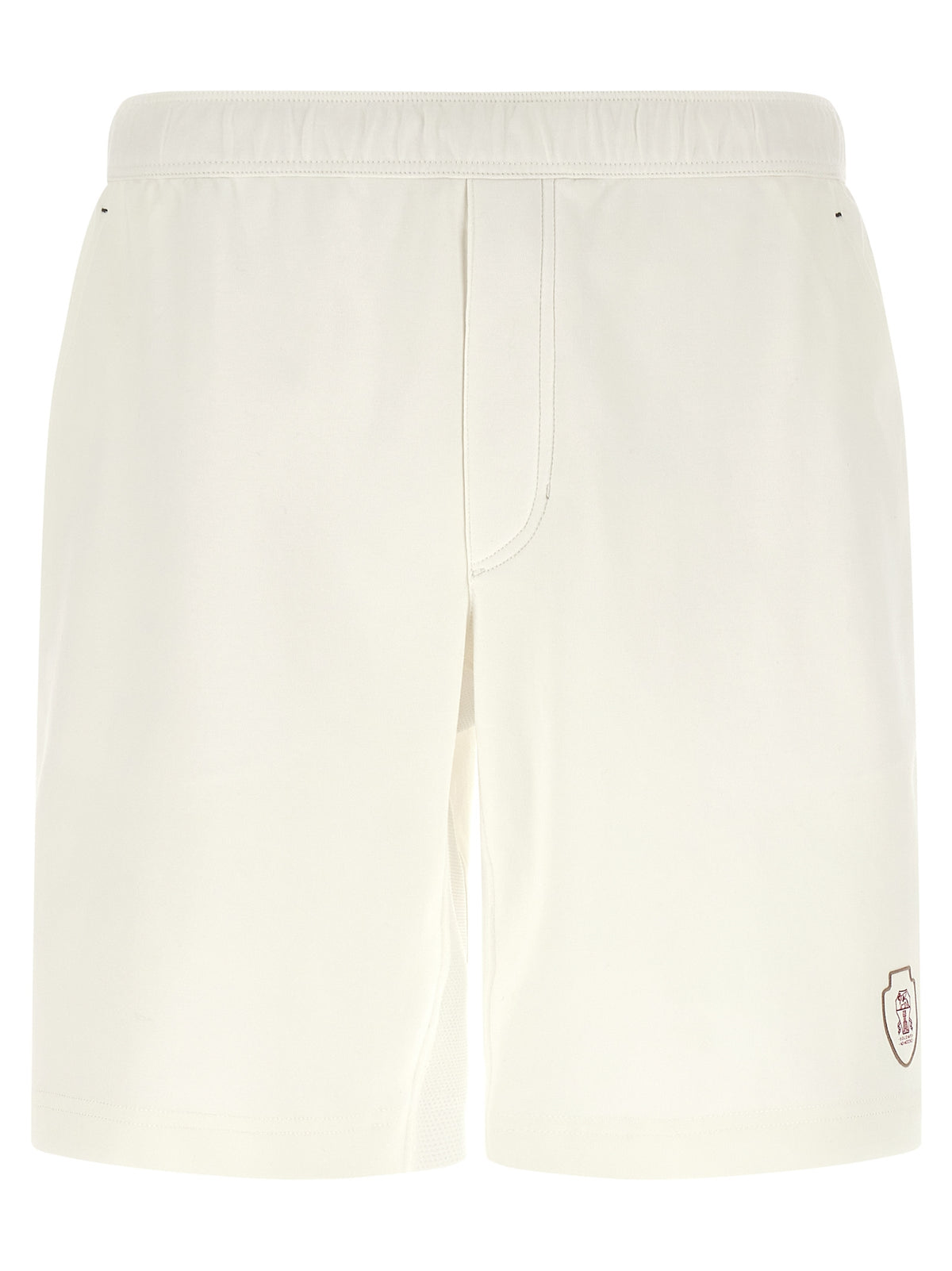 Brunello Cucinelli White Cotton Bermuda Shorts