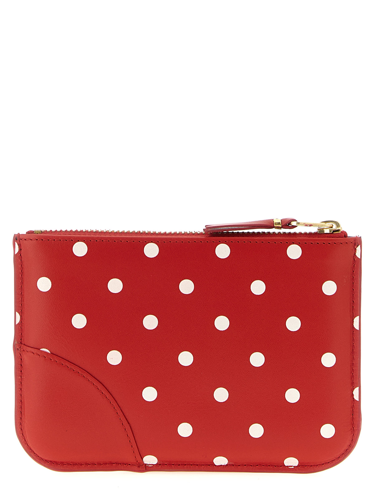 Comme Des Garçons Red Calfskin Cardholder