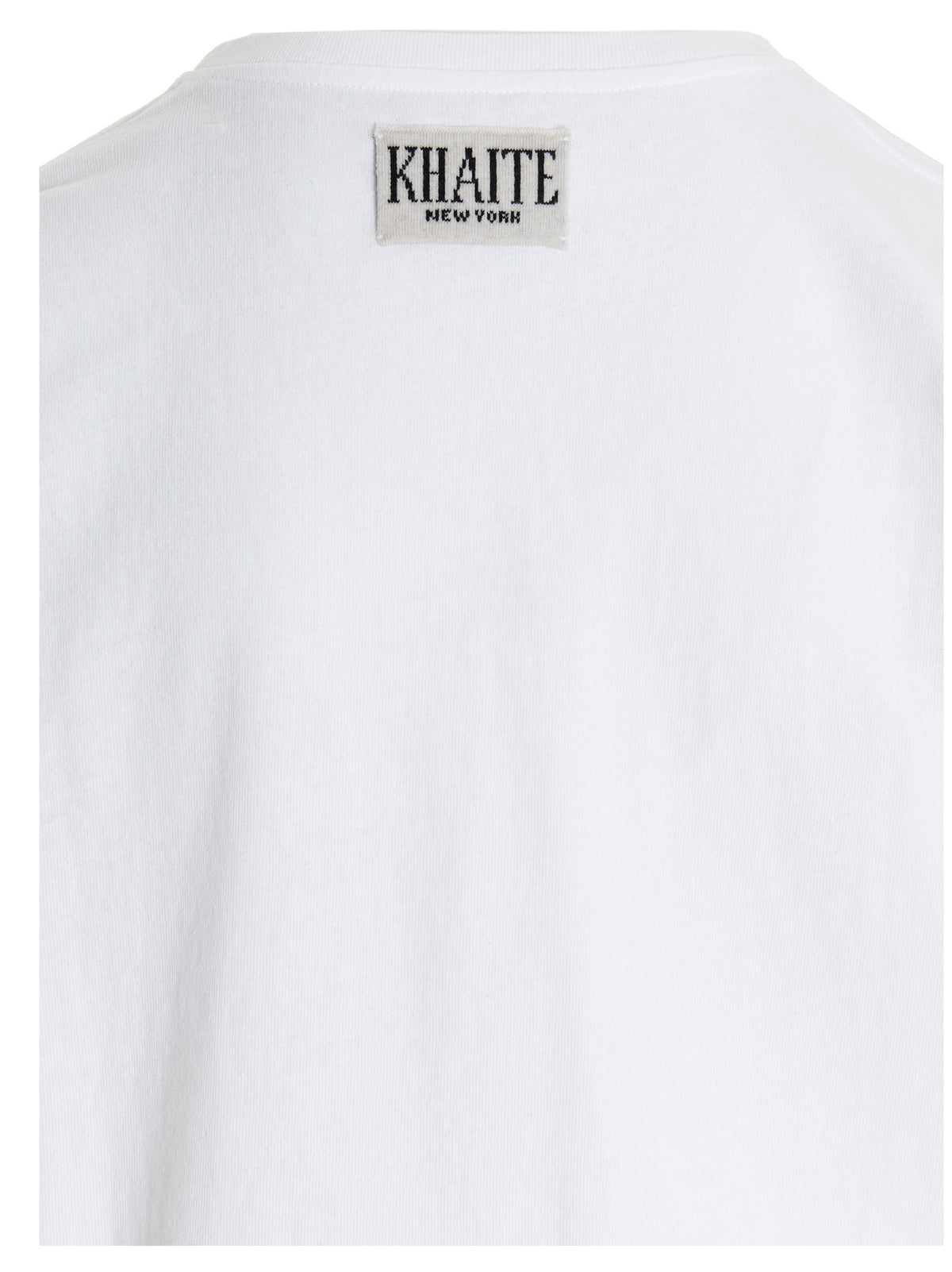 Khaite White Cotton T-Shirt