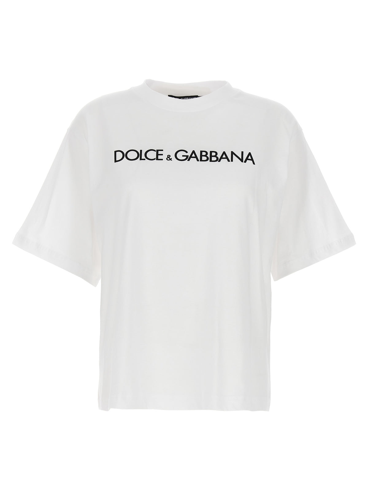 Dolce & Gabbana White Cotton T-Shirt