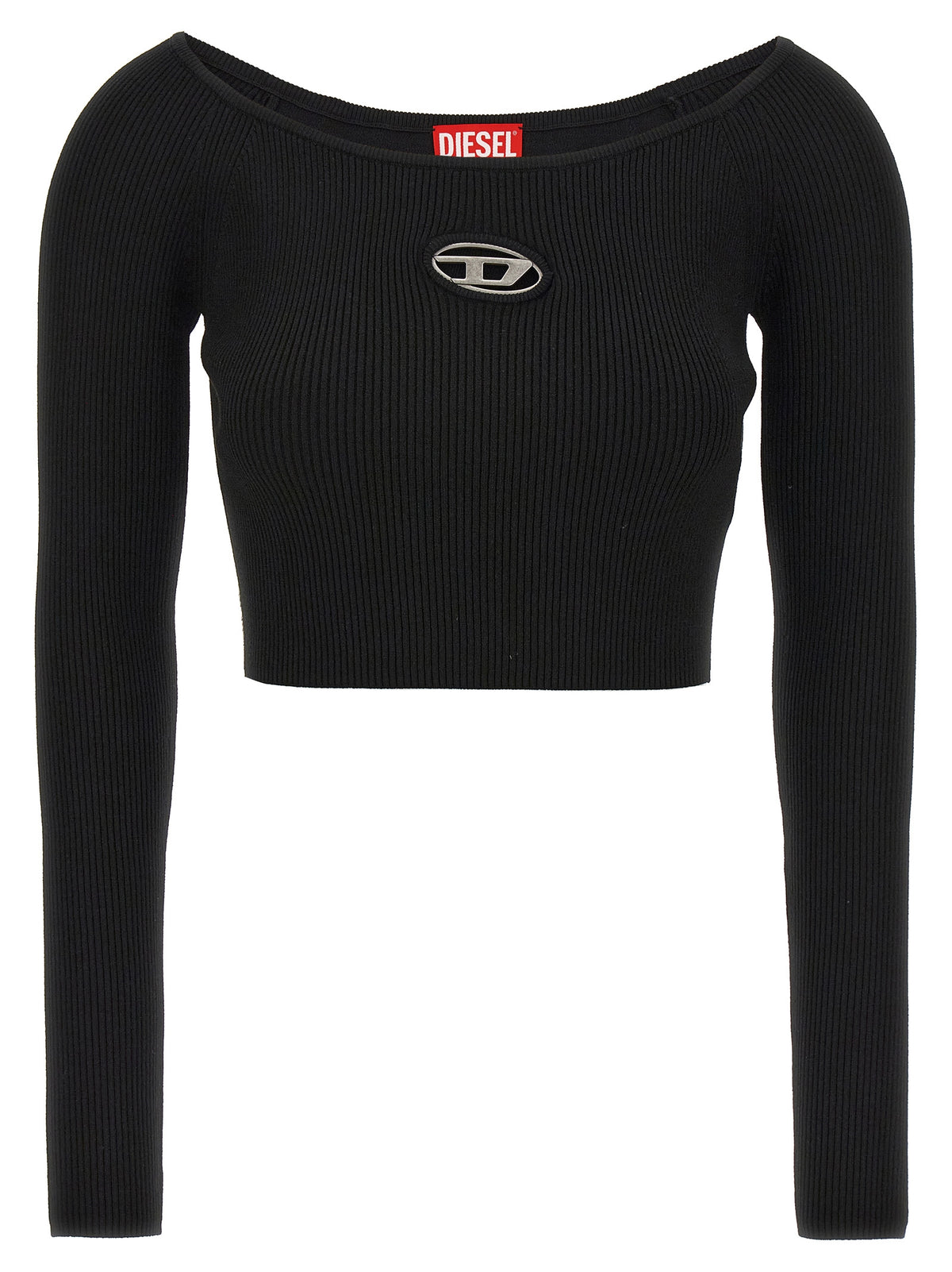 Diesel Black Viscose Cardigan