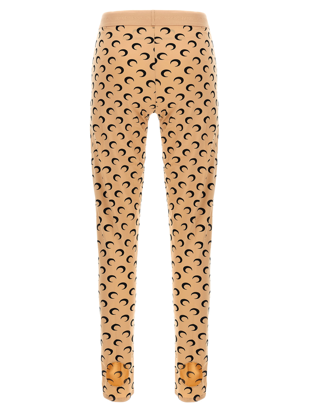 Marine Serre Beige Polyamide Leggings