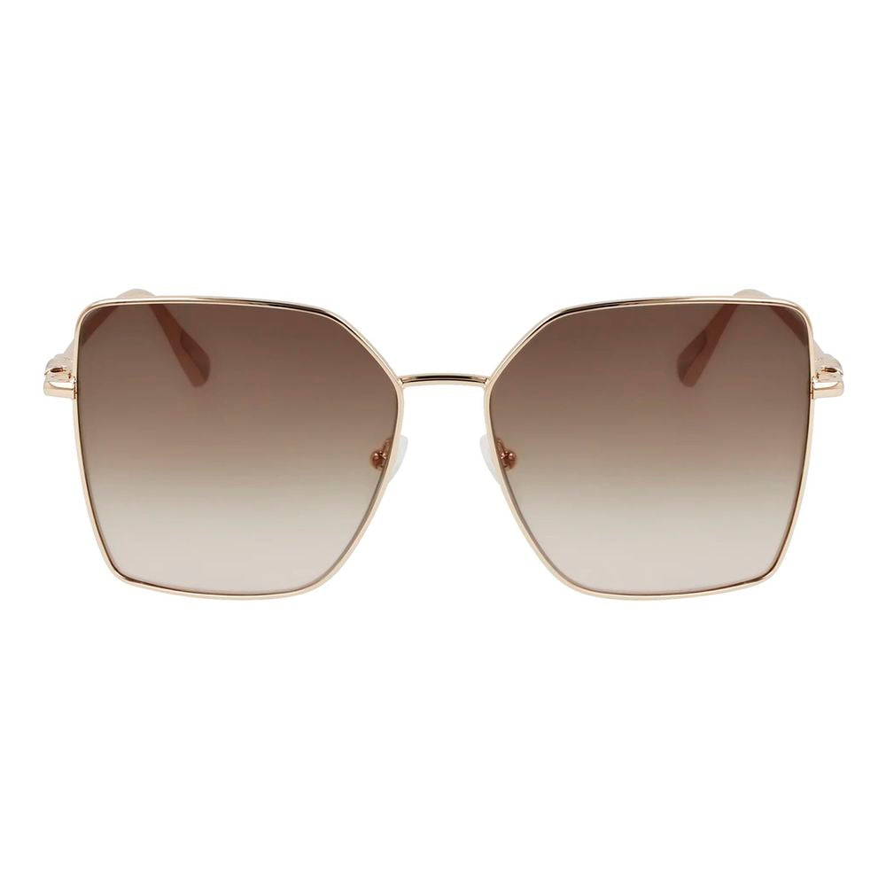 Longchamp Gold Metal Sunglasses