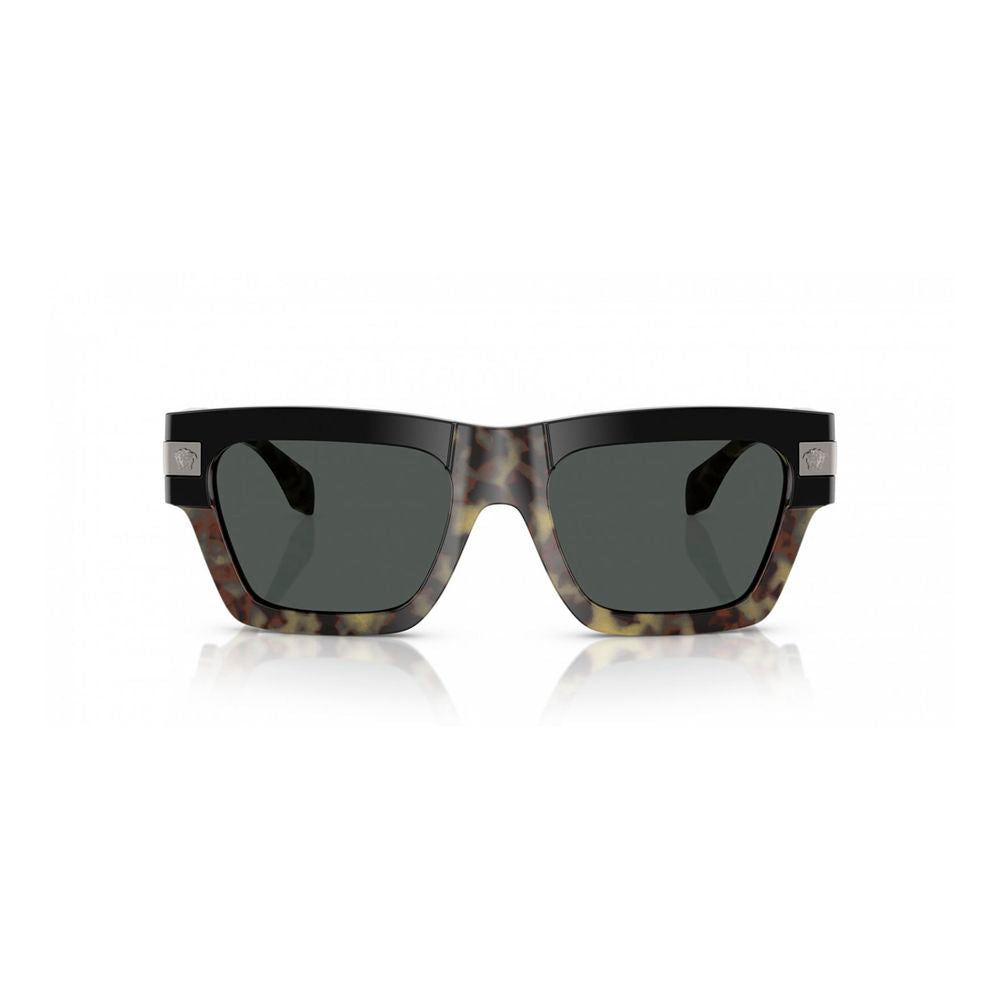 Versace Gray Acetate Sunglasses