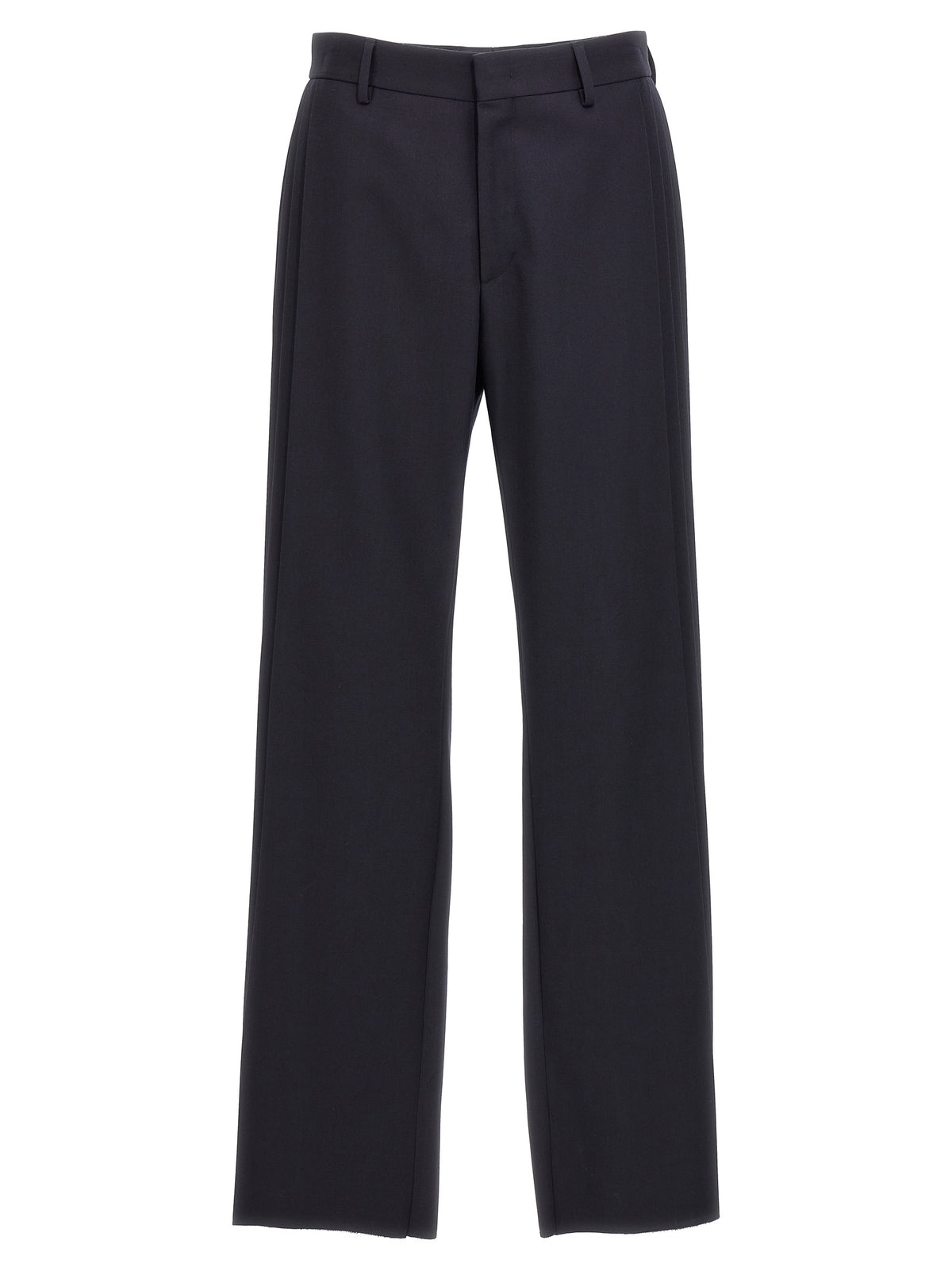 Fendi Blue Polyester Casual Pants