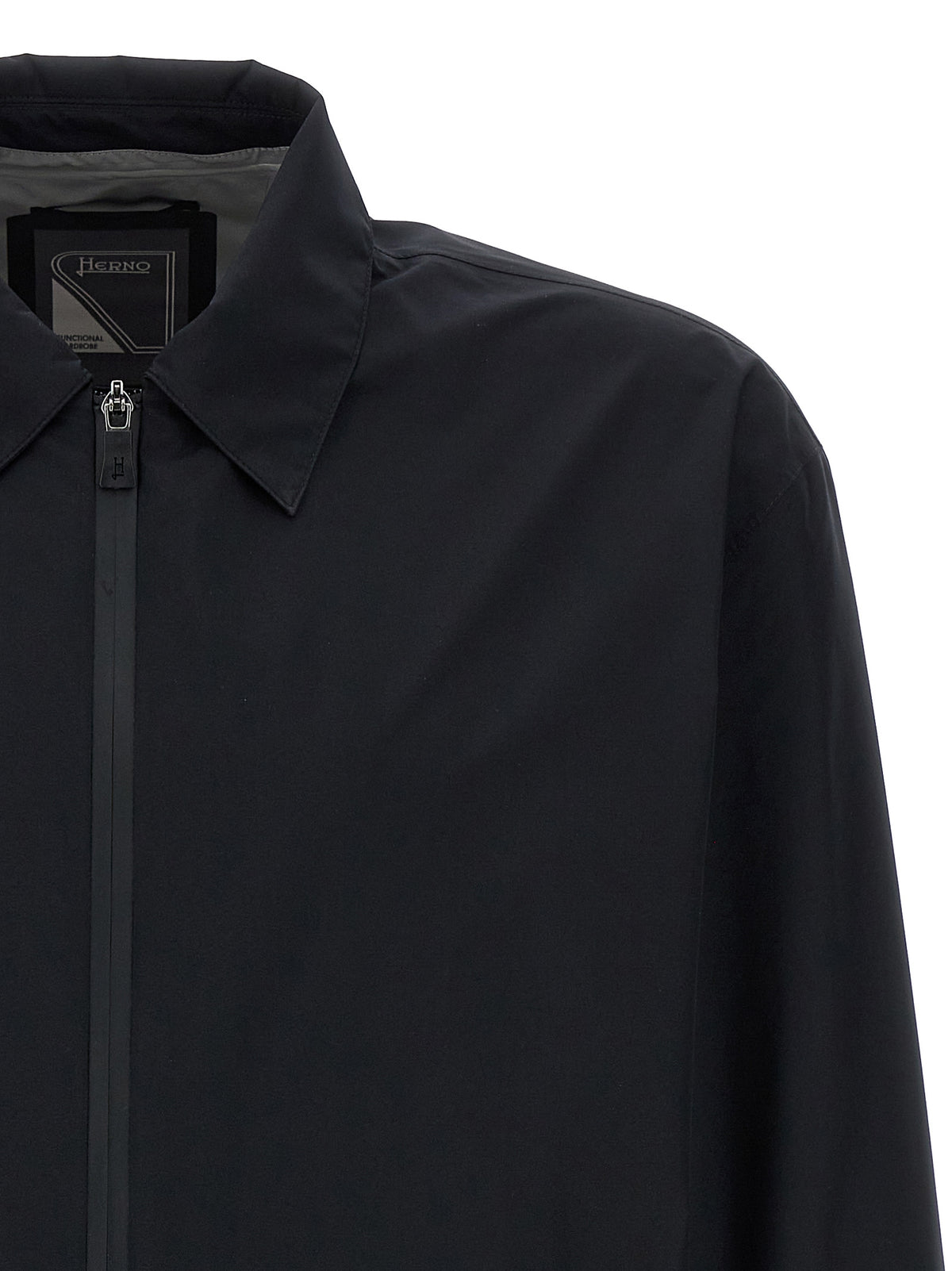 Herno Black Polyester Shell Jacket