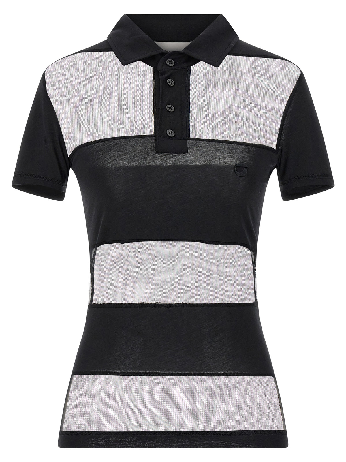Coperni Black Cotton Polo Shirt
