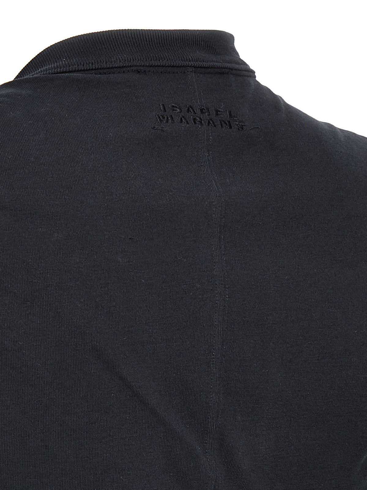 Isabel Marant Black Cotton Sleeveles T-Shirt