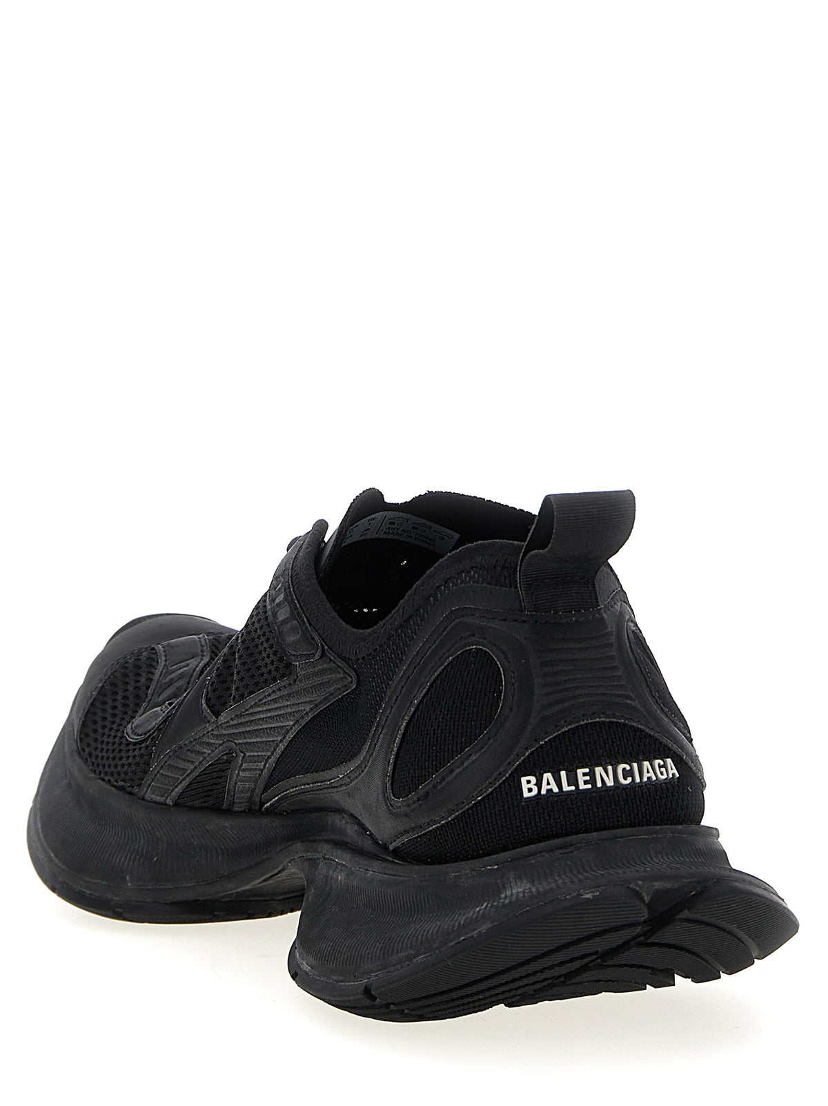 Balenciaga Black Polyester Athletic Sneakers