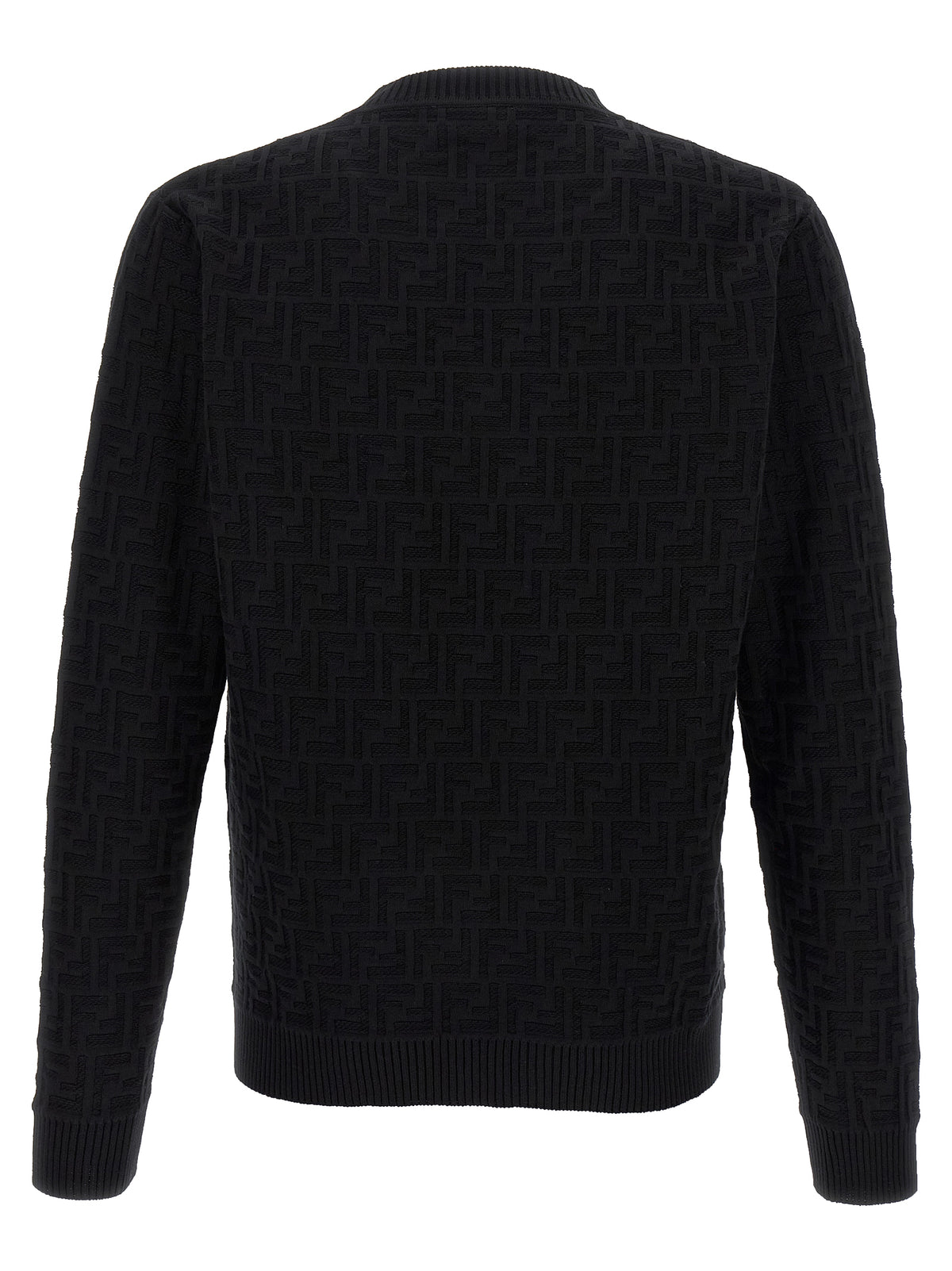 Fendi Black Cotton Cardigan