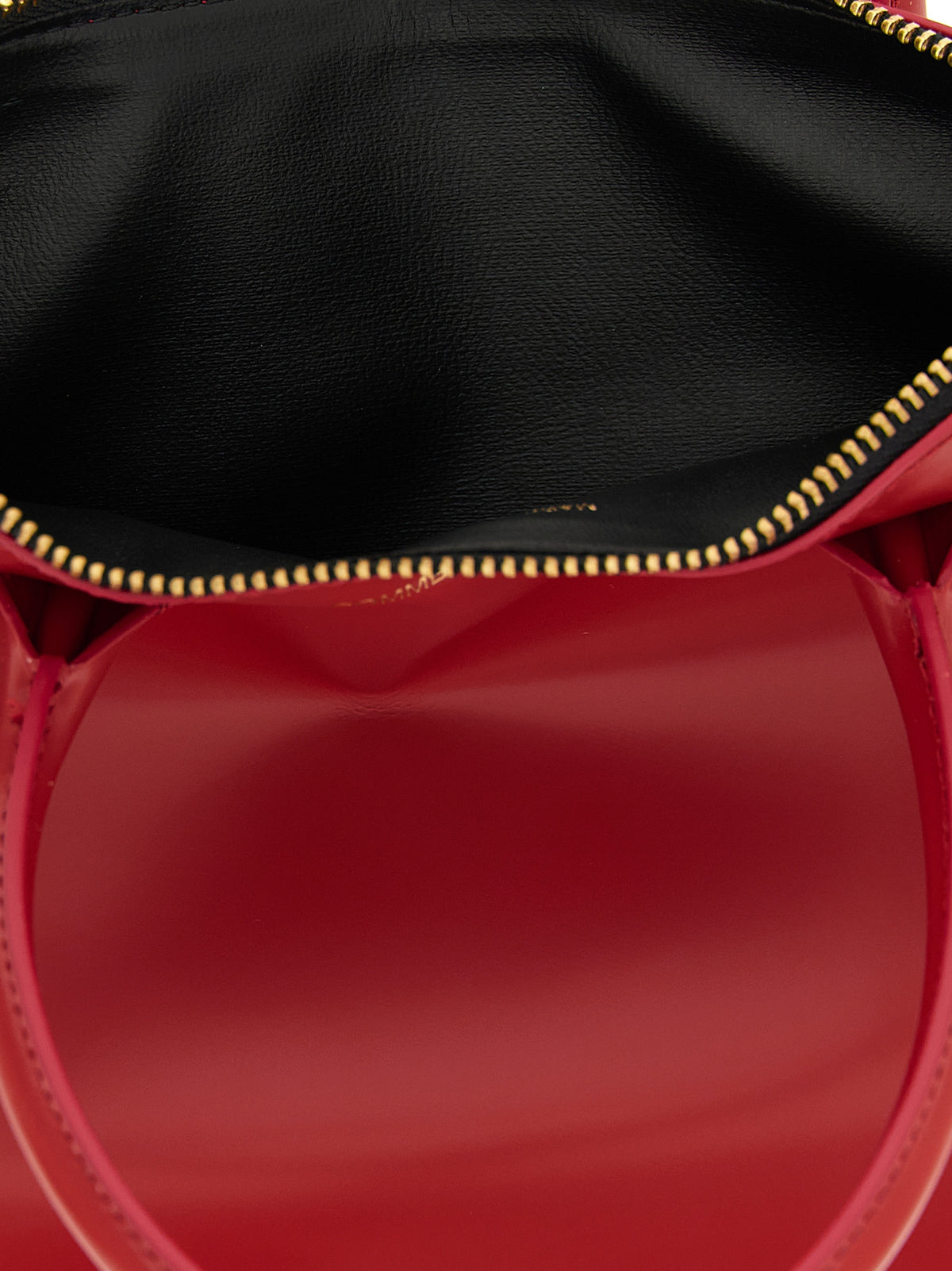 Comme Des Garçons Red Cowhide Handbag