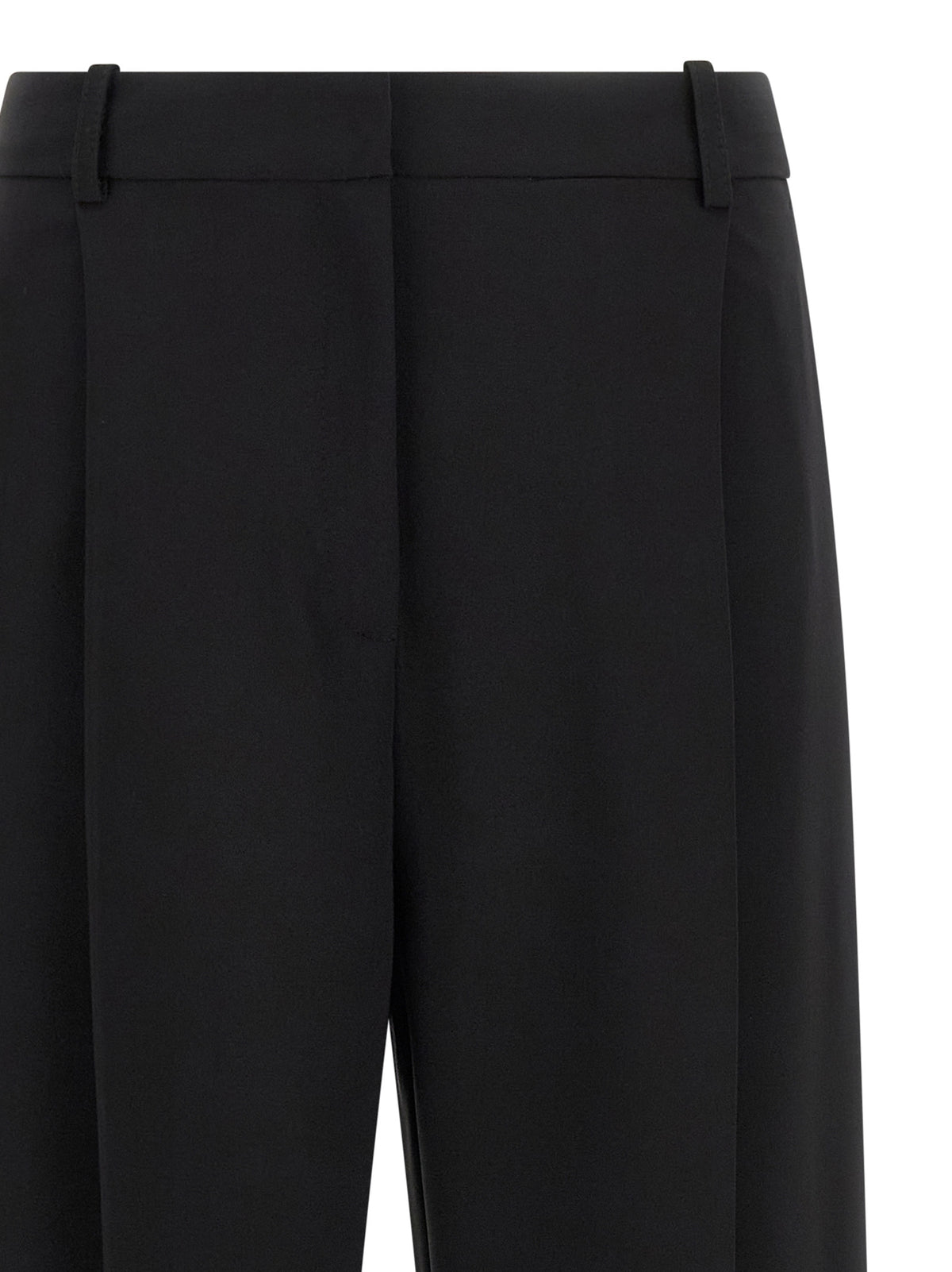 Elisabetta Franchi Black Polyester Casual Pants