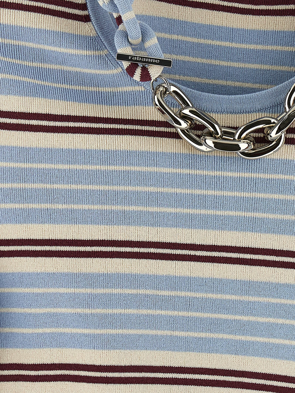 Paco Rabanne Blue Textile T-Shirt
