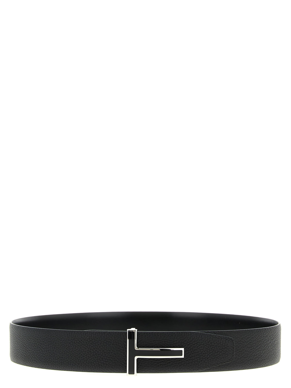Tom Ford Black Calfskin Regular Belt