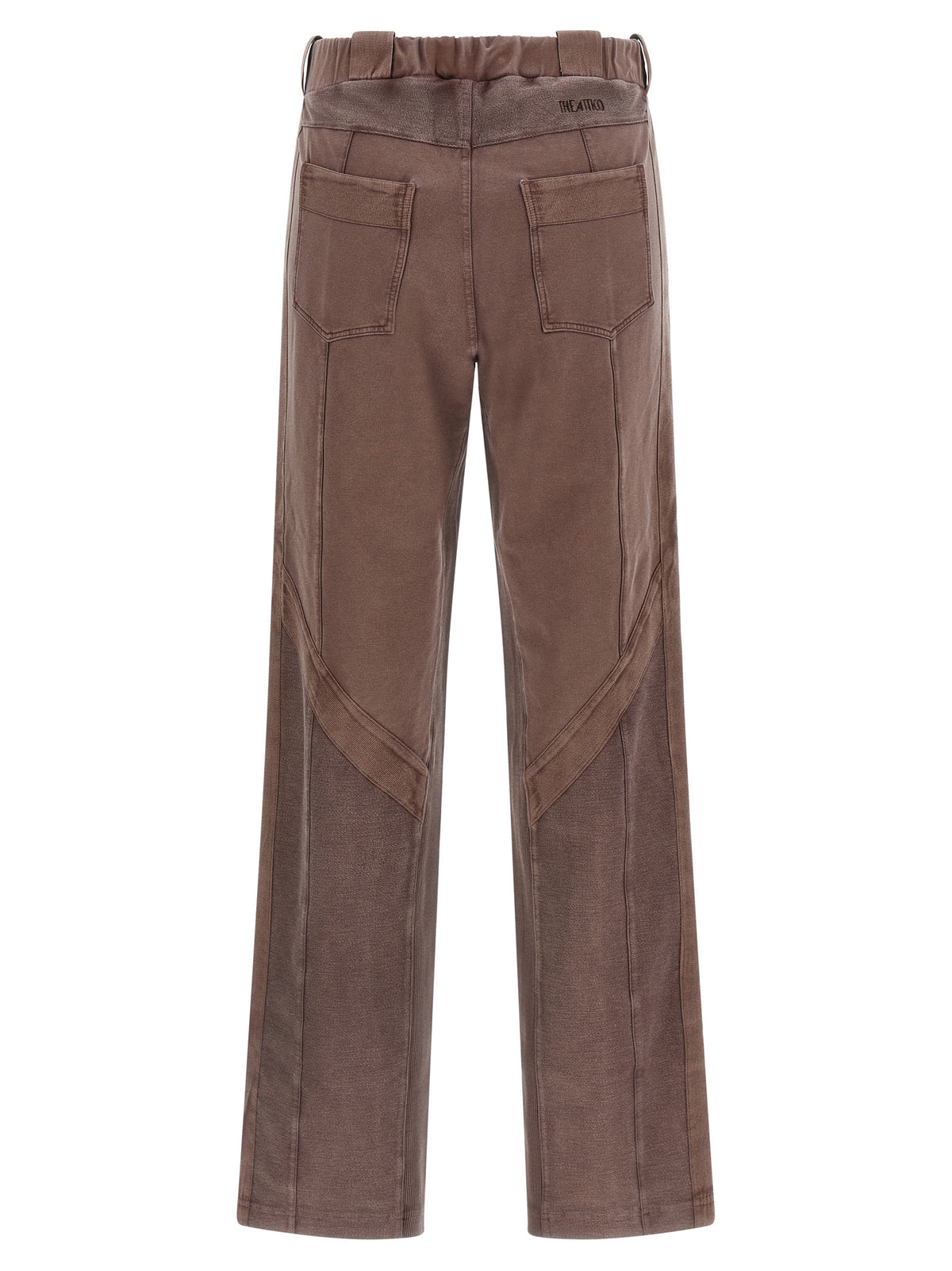 The Attico Brown Cotton Casual Pants