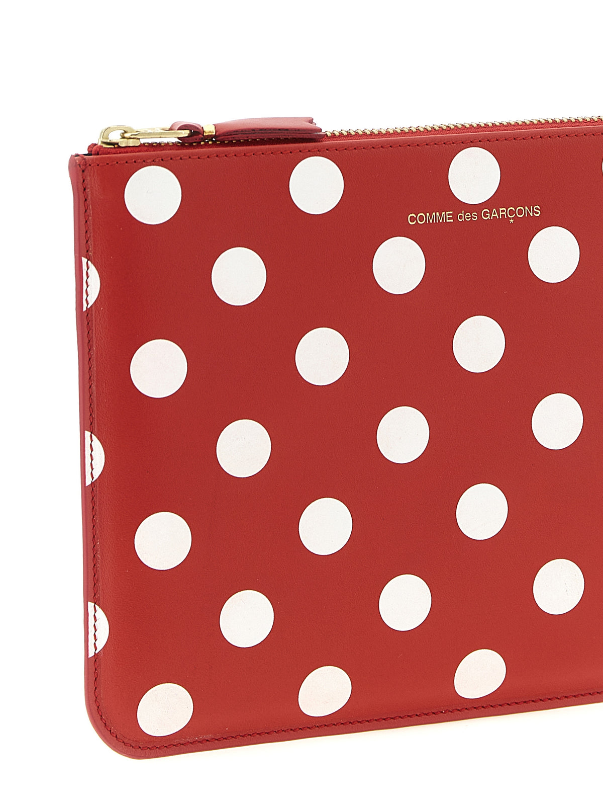 Comme Des Garçons Red Calfskin Wallet