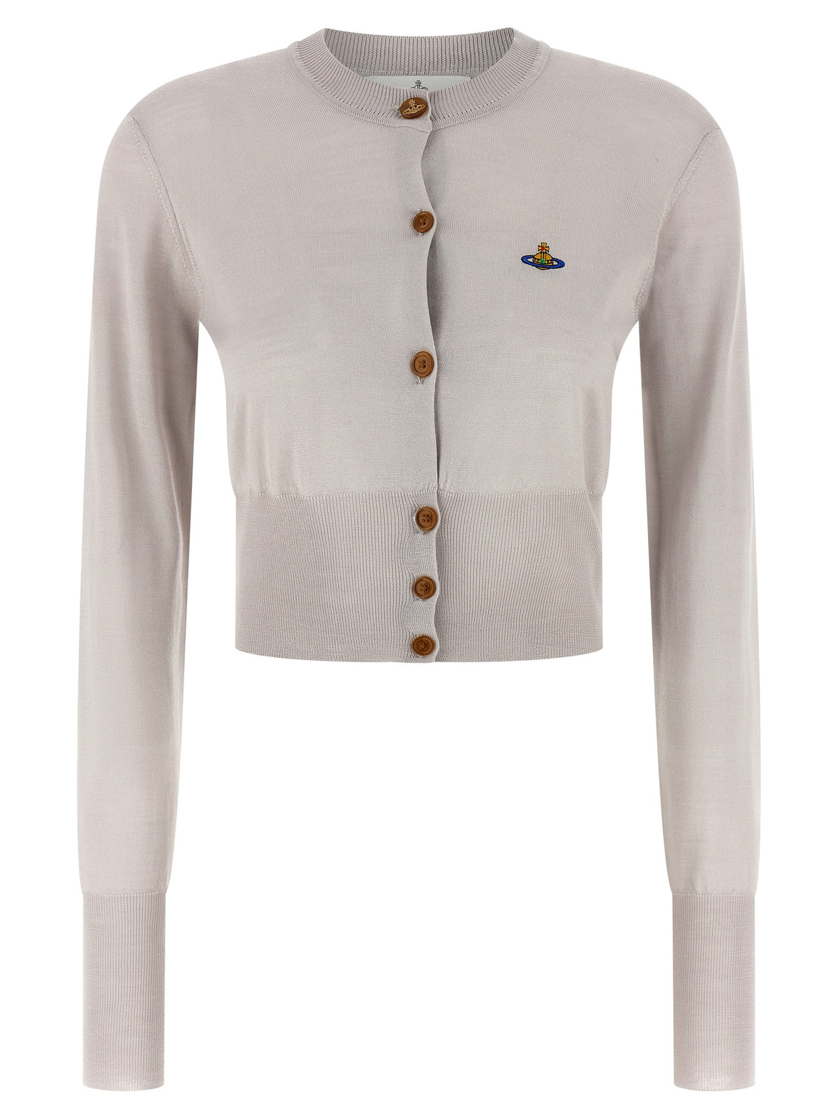 Vivienne Westwood Gray Wool Cardigan