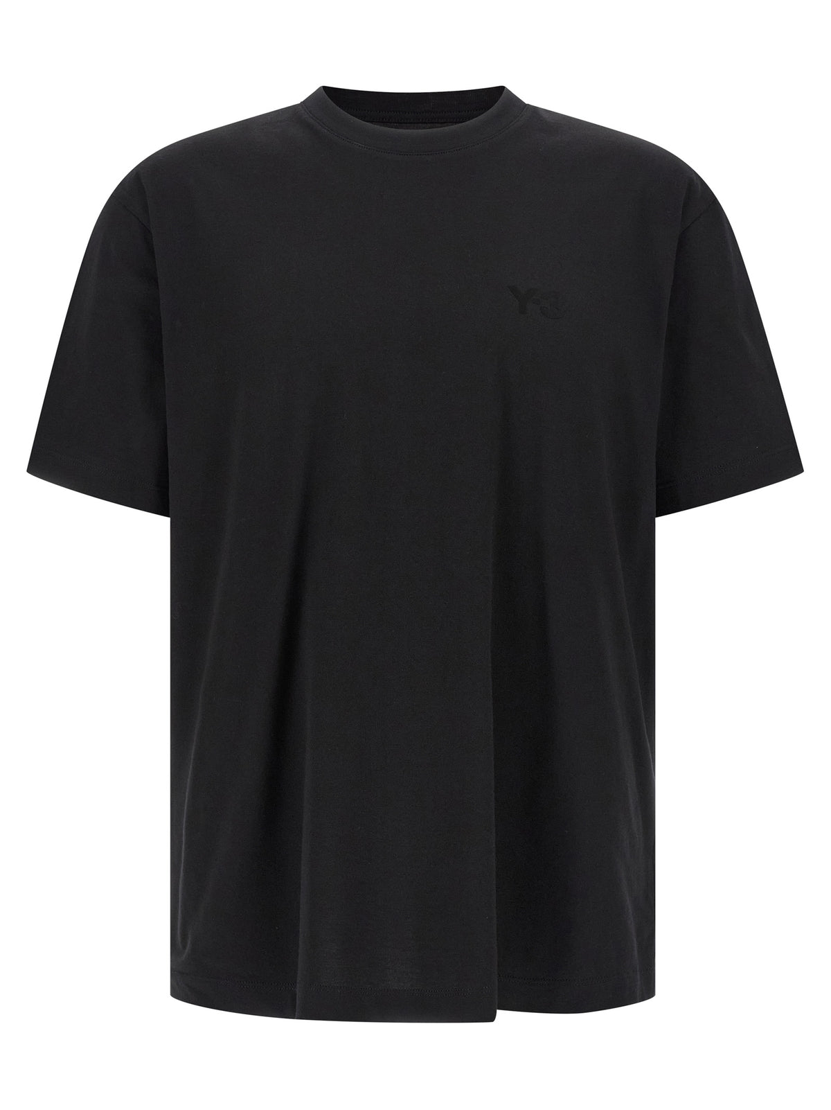 Y-3 Black Cotton T-Shirt