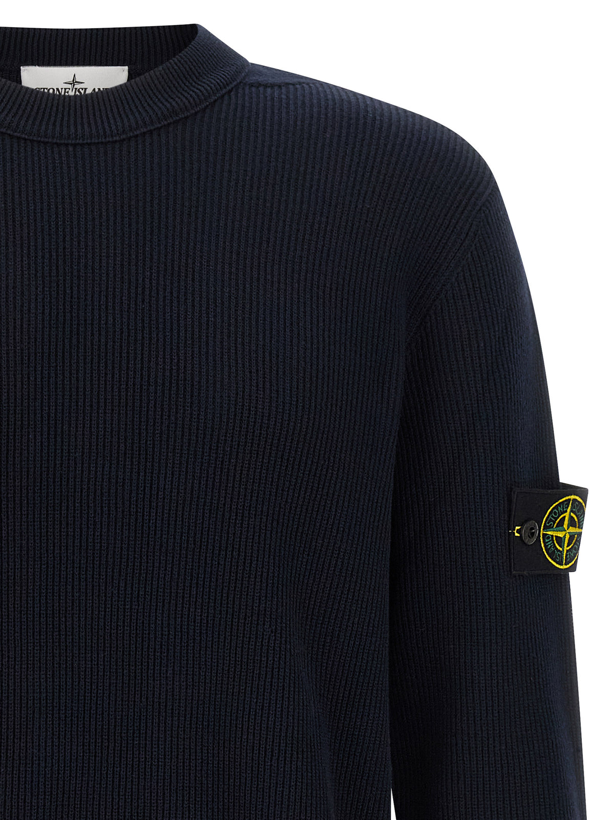 Stone Island Blue Cotton Cardigan