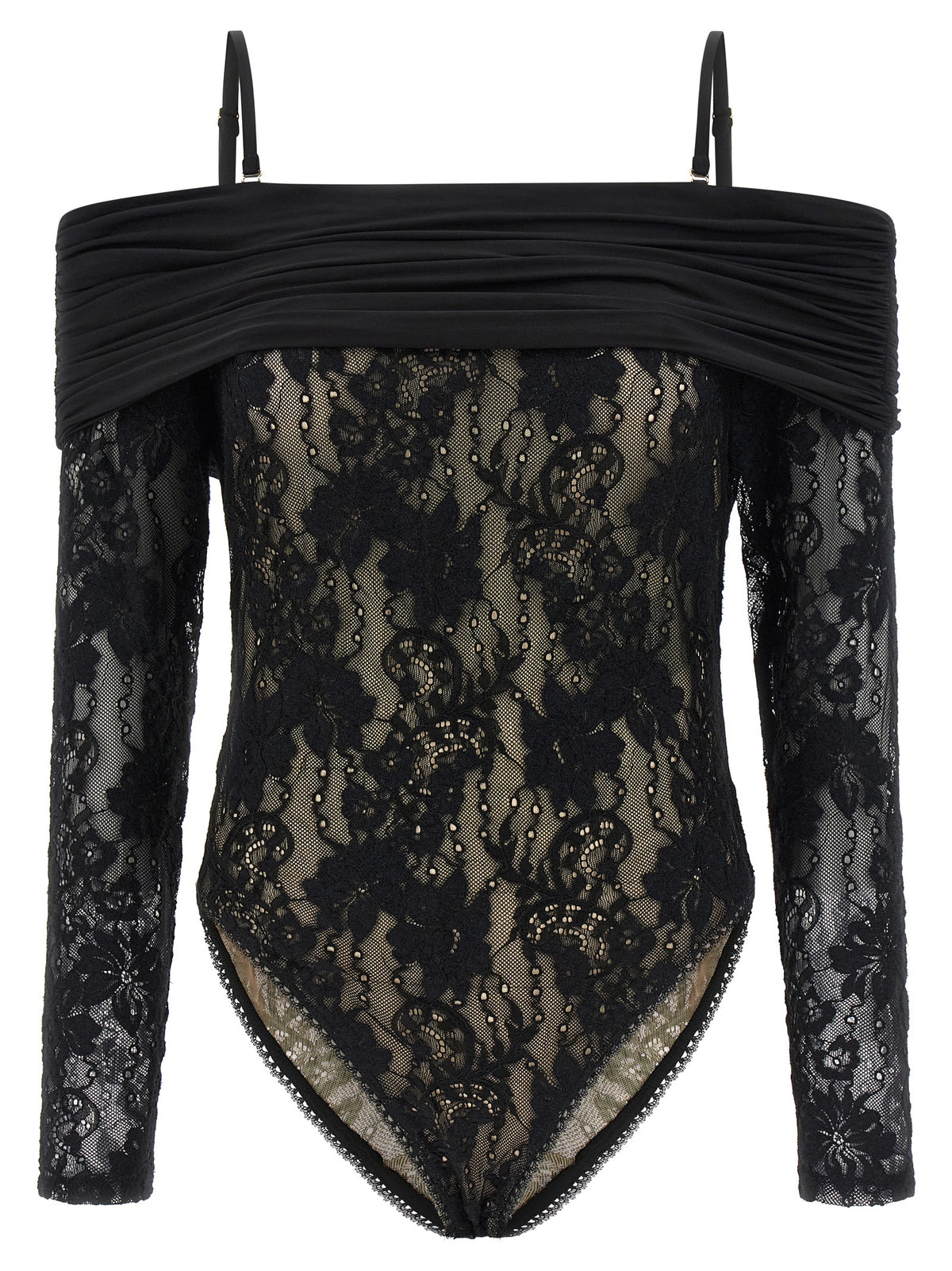 Zimmermann Black Polyamide Bodysuit