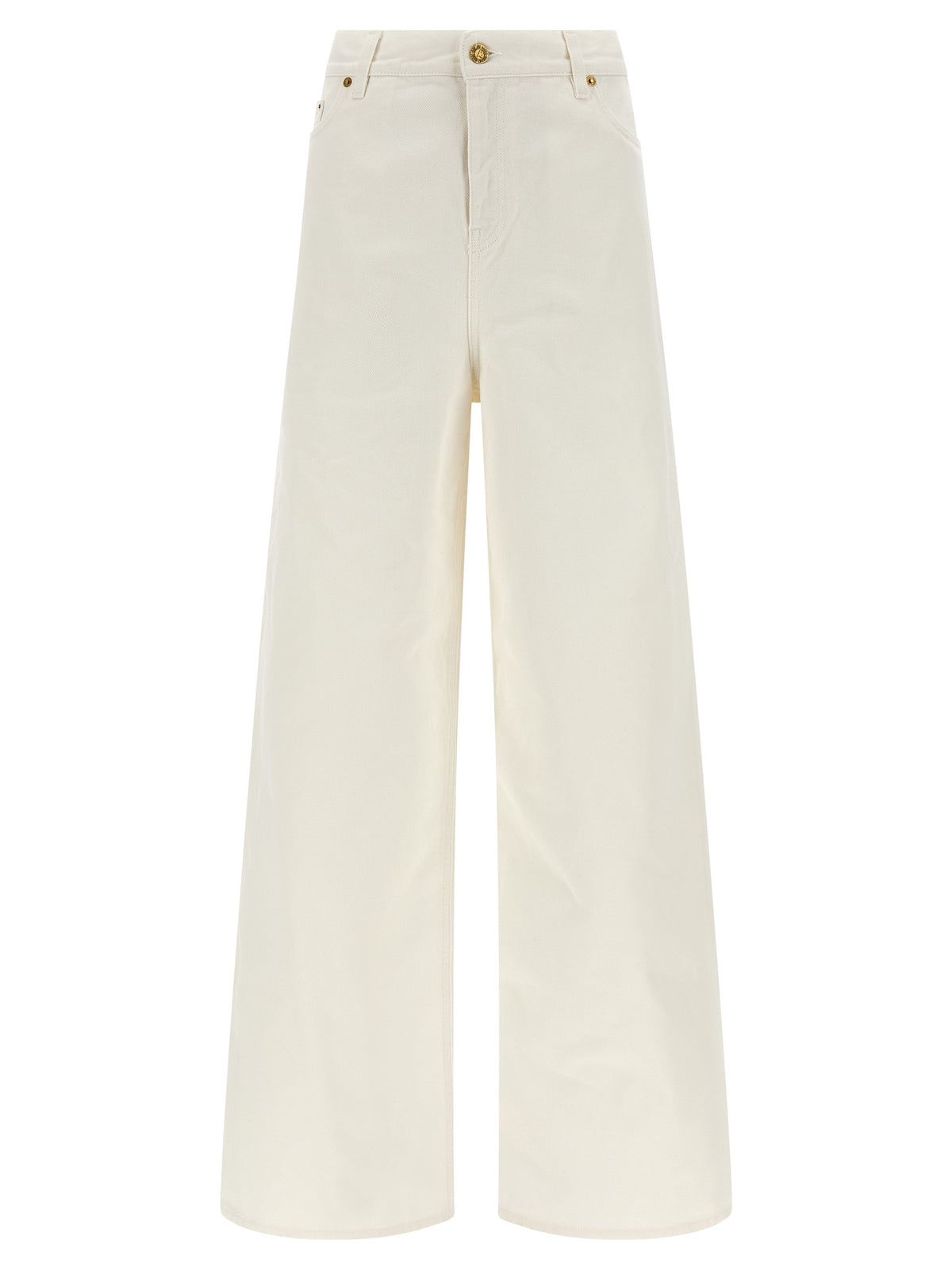 Golden Goose White Cotton Boyfriend Jeans
