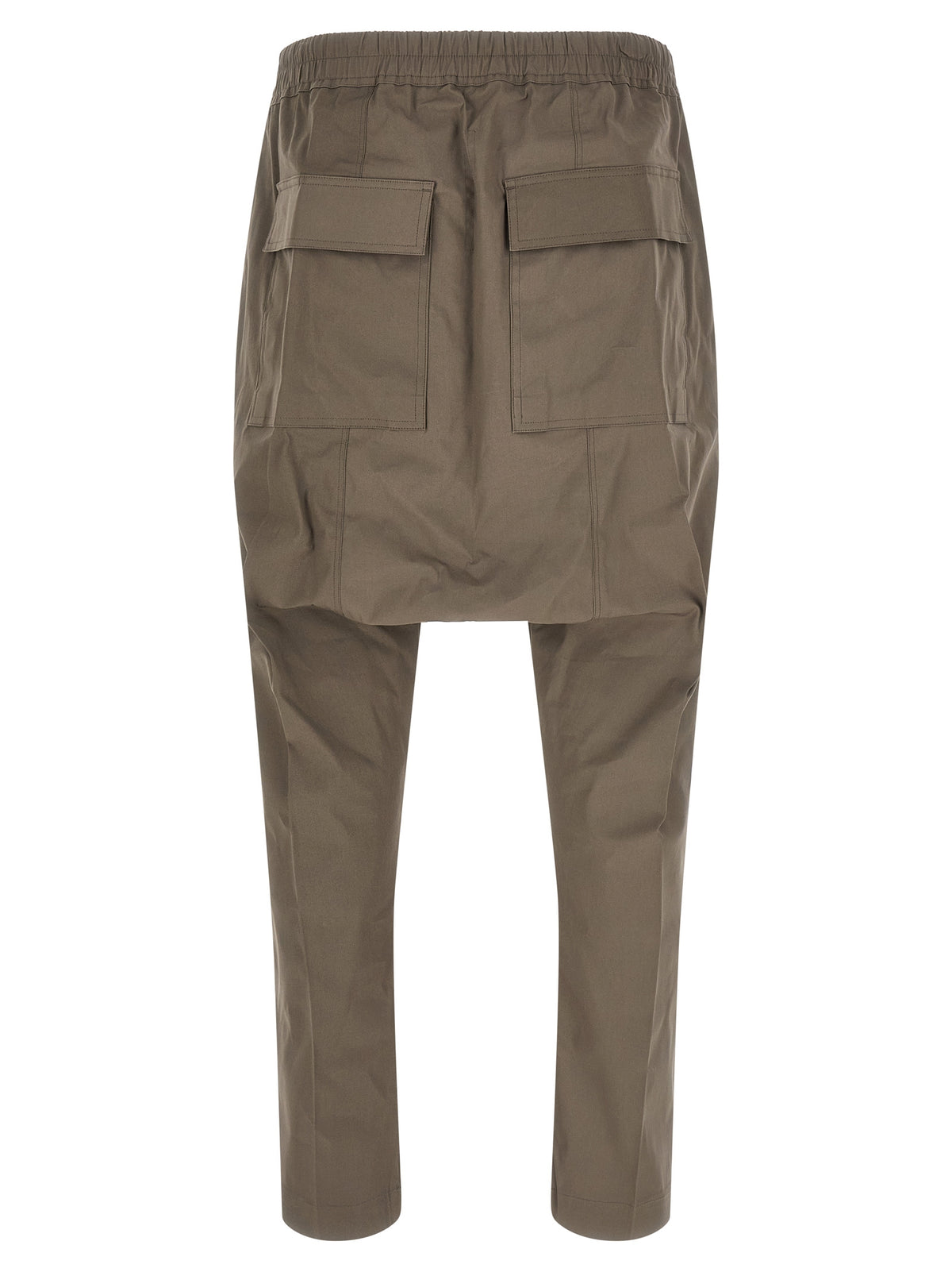 Rick Owens Gray Cotton Casual Pants