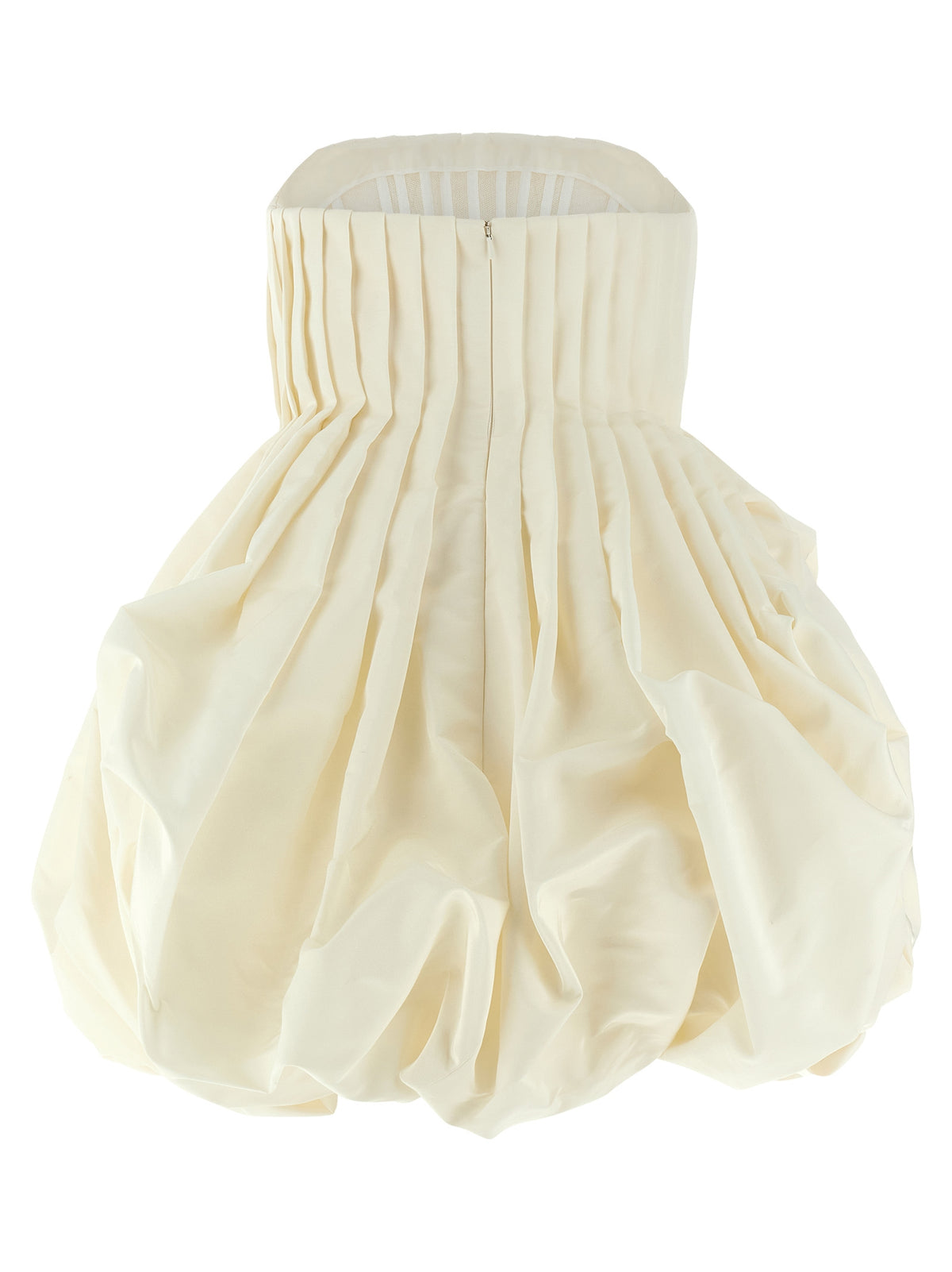 Carolina Herrera White Silk Short Dress