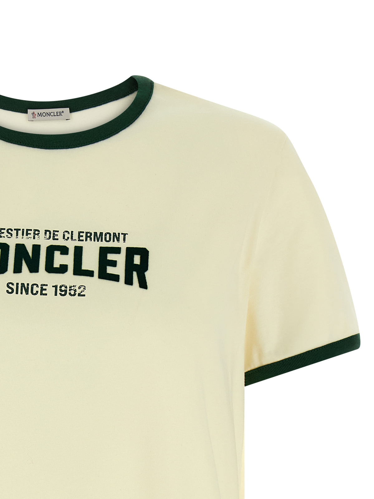 Moncler Beige Cotton T-Shirt