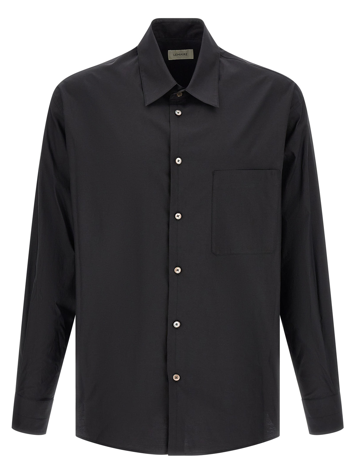 Lemaire Black Cotton Blouse