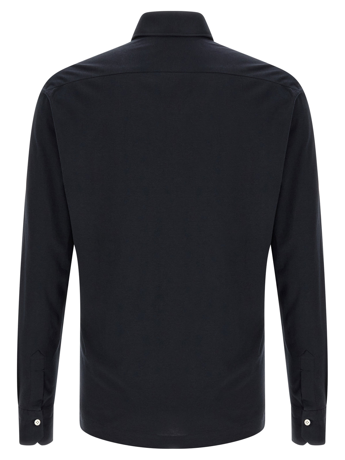 Kiton Blue Cotton Polo Shirt