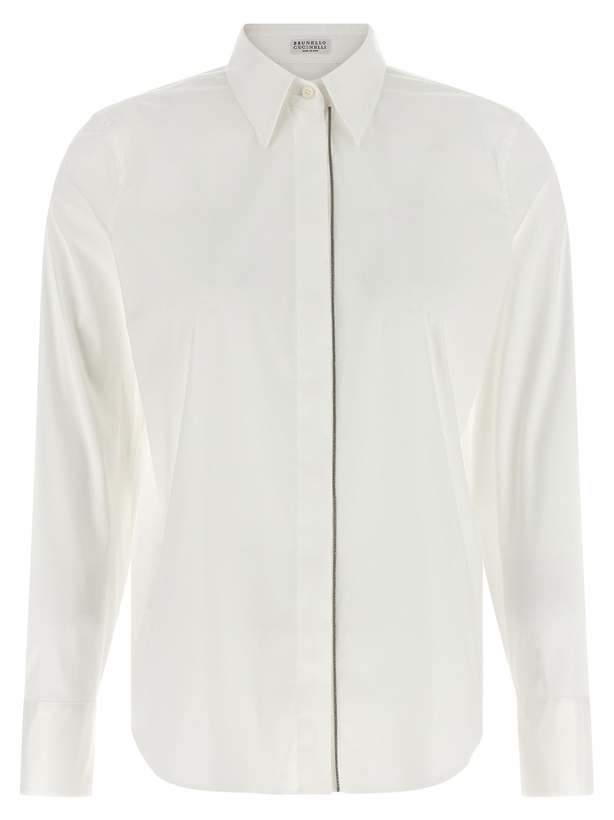 Brunello Cucinelli White Cotton Blouse