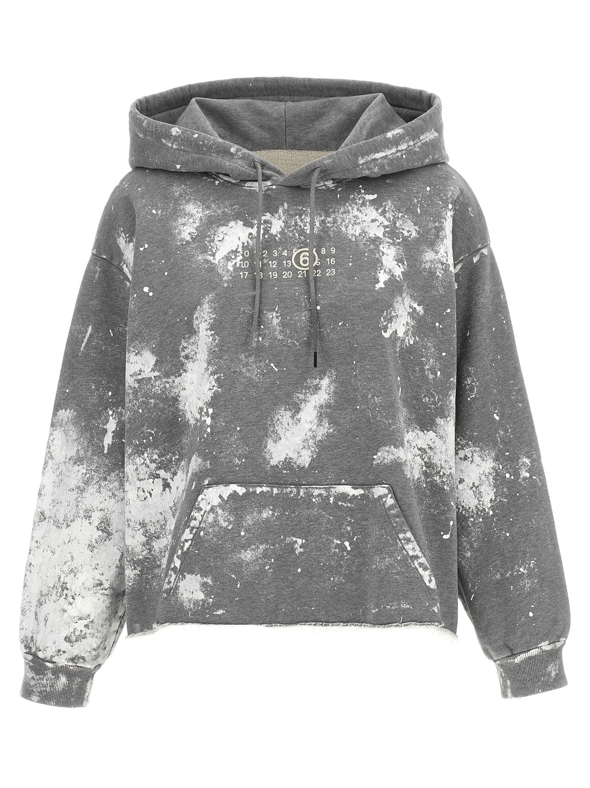 MM6 Maison Margiela Gray Cotton Sweatshirt
