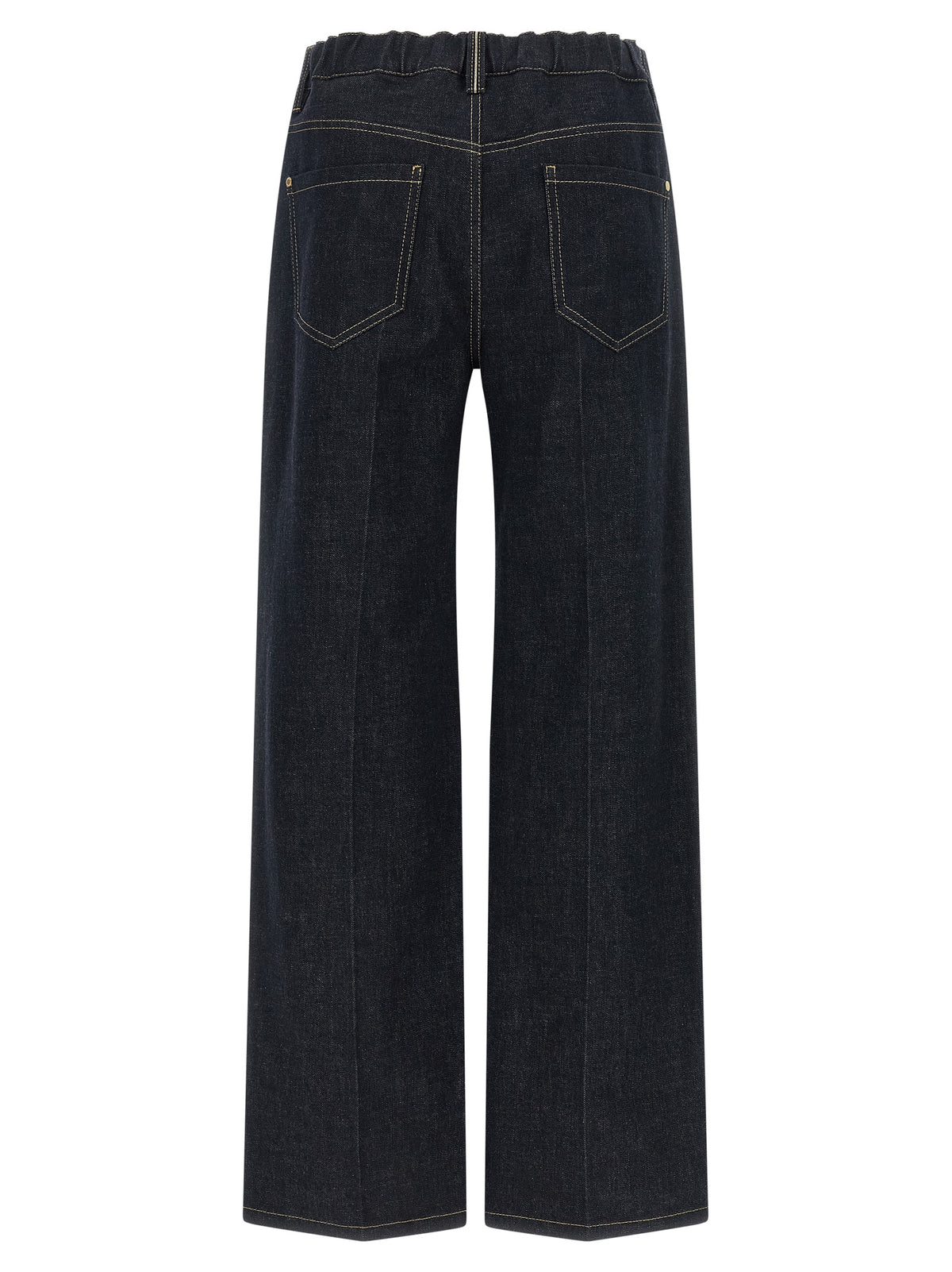 Brunello Cucinelli Blue Cotton Jeans Denim