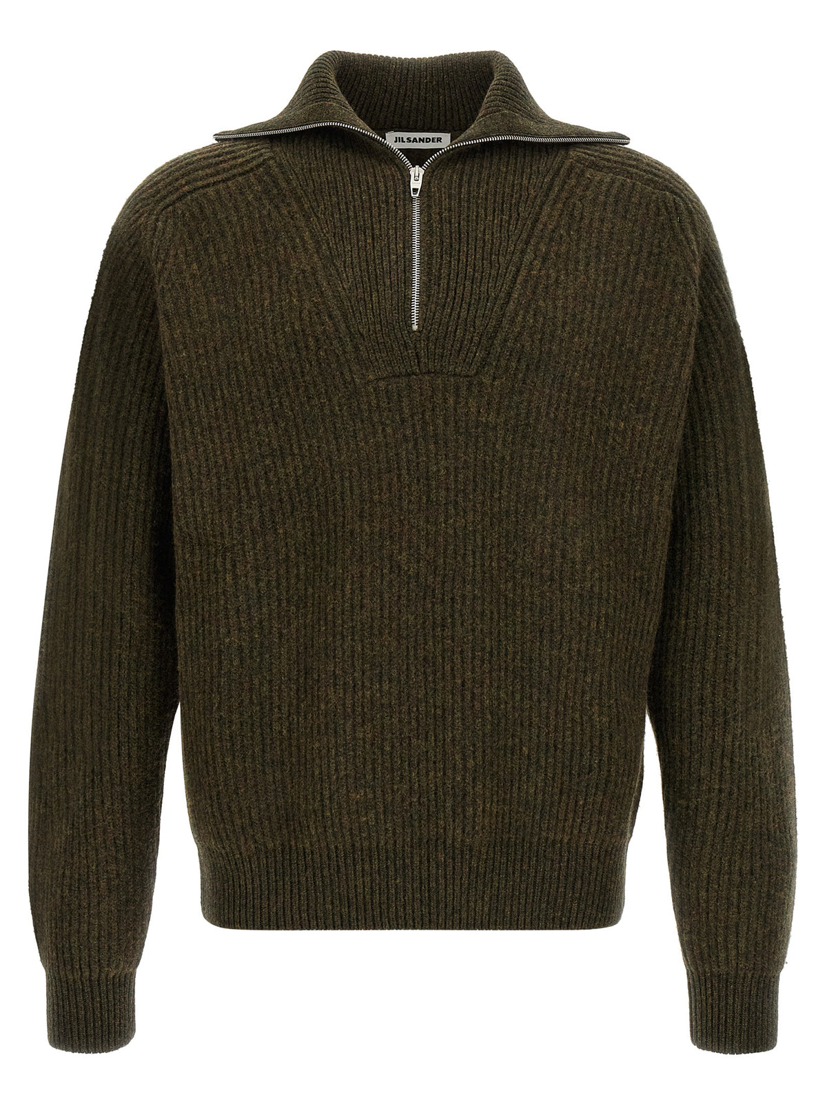 Jil Sander Bicolor Wool Cardigan