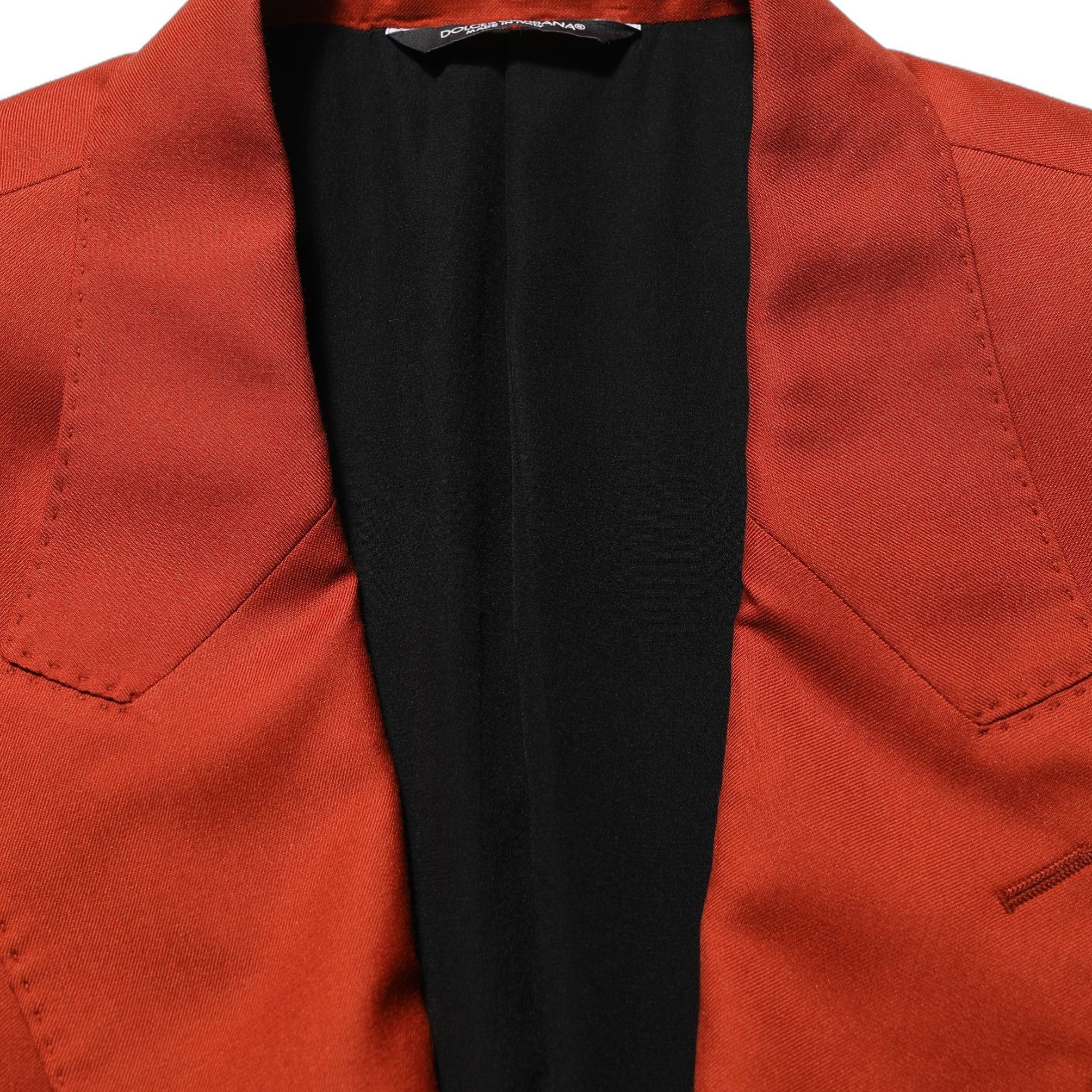 Dolce & Gabbana Red Cashmere Single Breasted Blazer Jacket