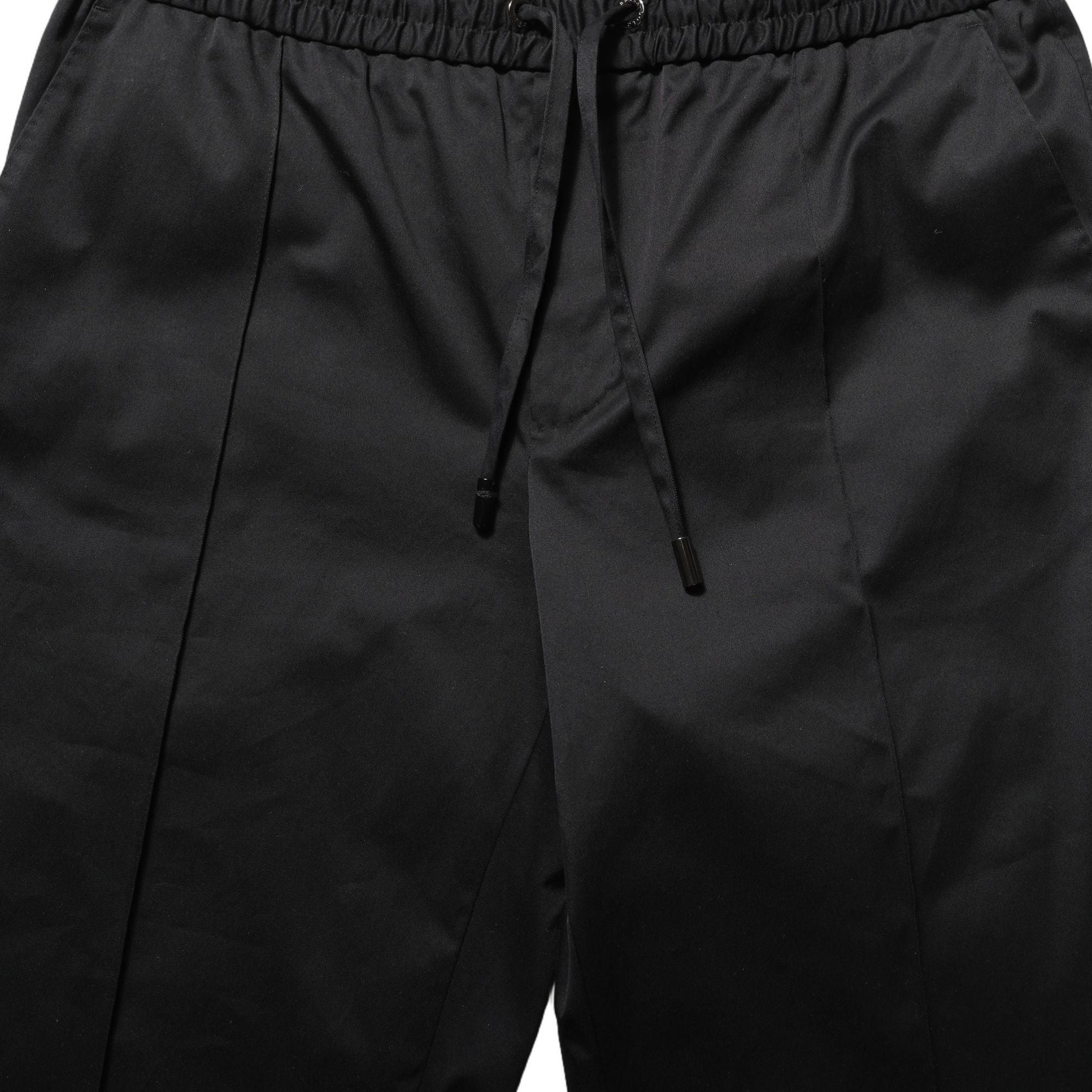 Dolce & Gabbana Black Drawstring Cotton Jogger Men Sweatpants Pants