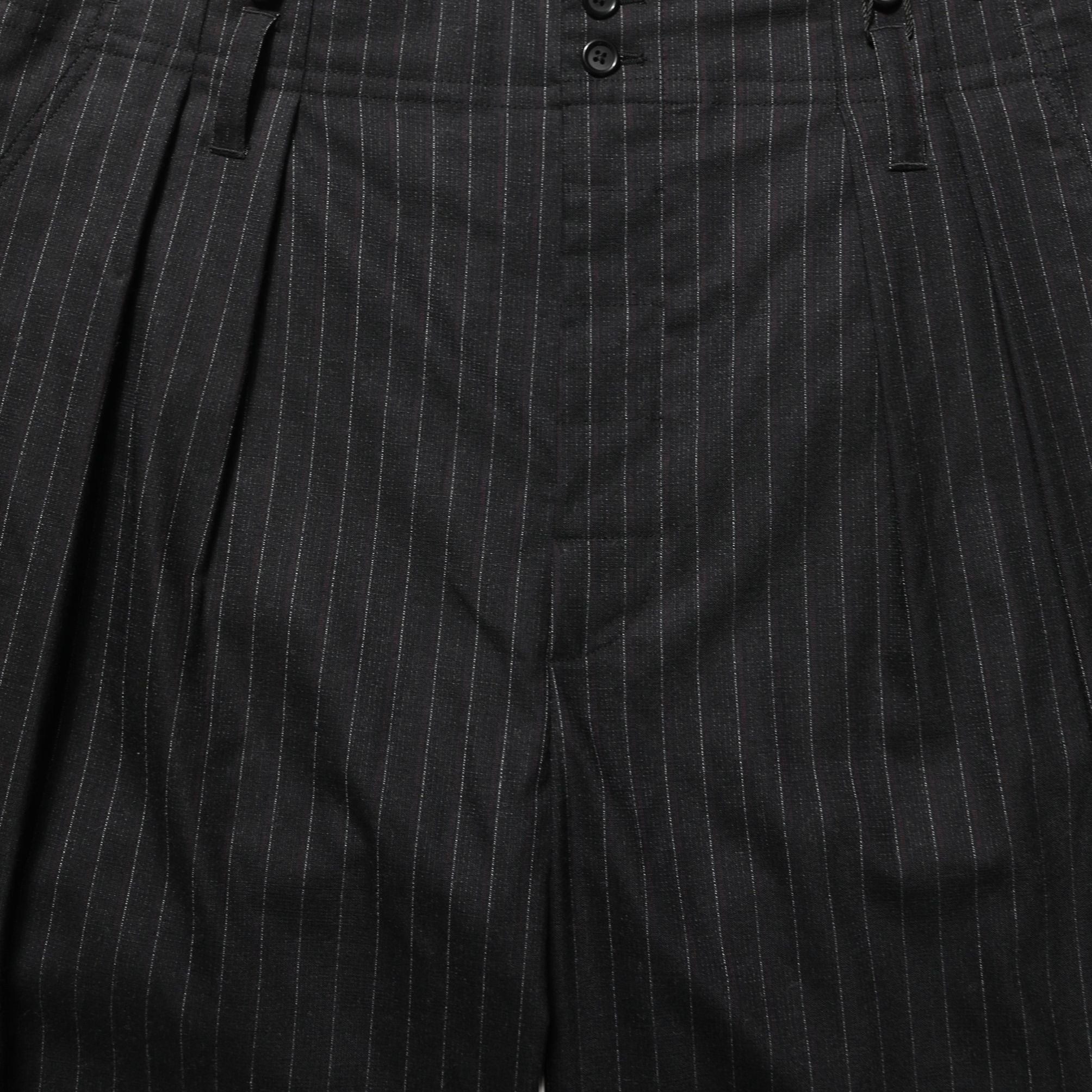 Dolce & Gabbana Black Pinstripe Wool Men Dress Trouser Pants