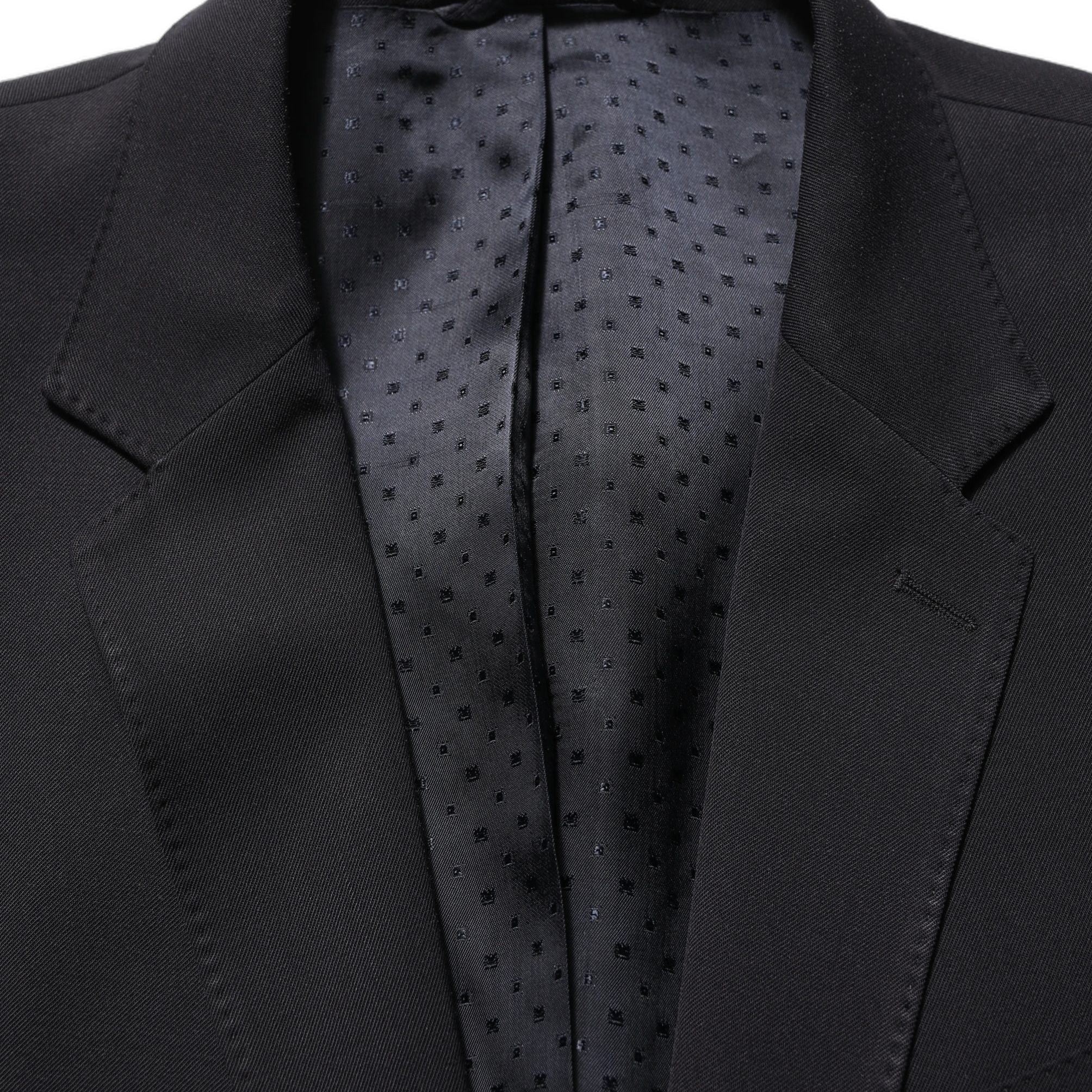 Dolce & Gabbana Black Wool Slim Fit Formal Men 2 Piece Suit