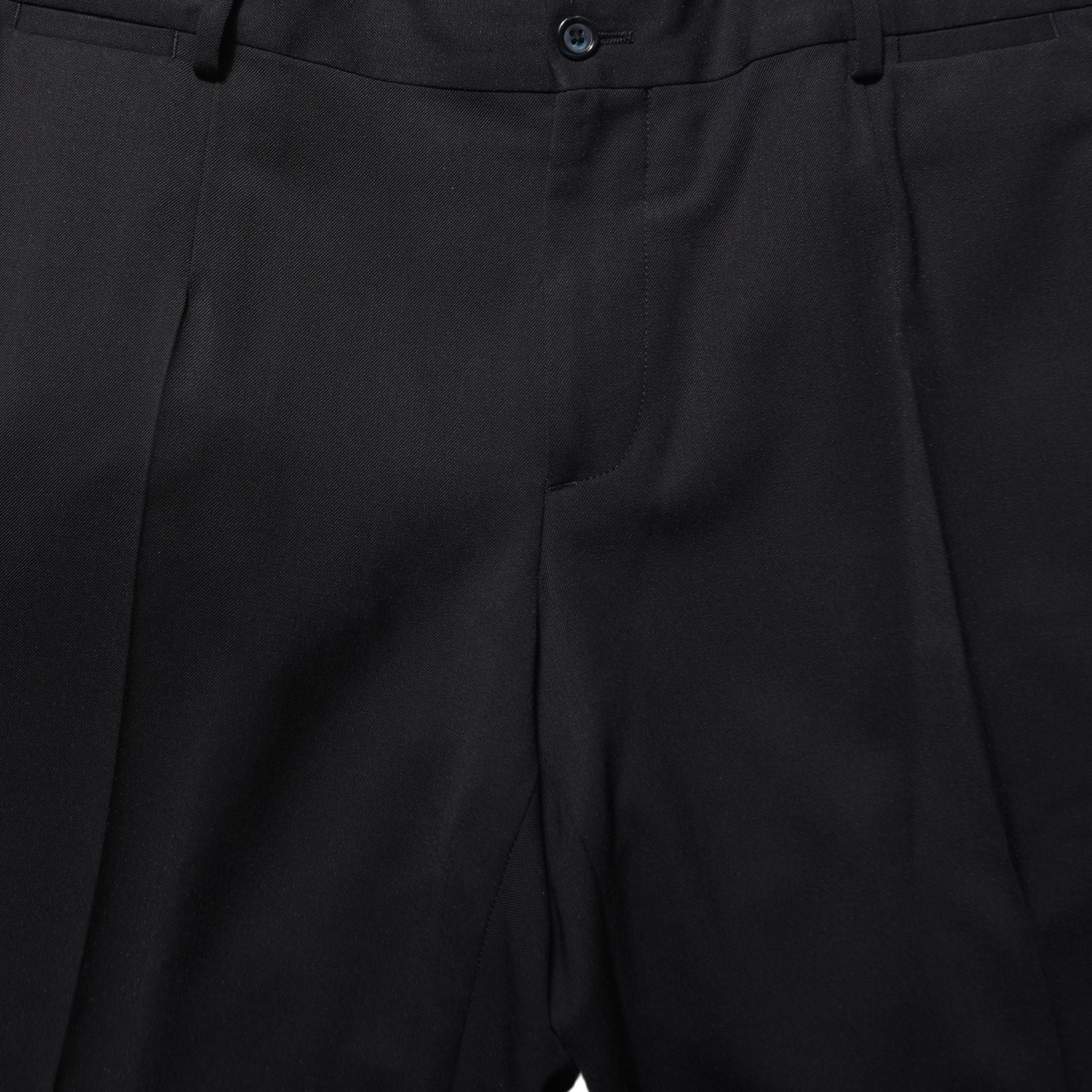 Dolce & Gabbana Black Wool Slim Fit Formal Men 2 Piece Suit