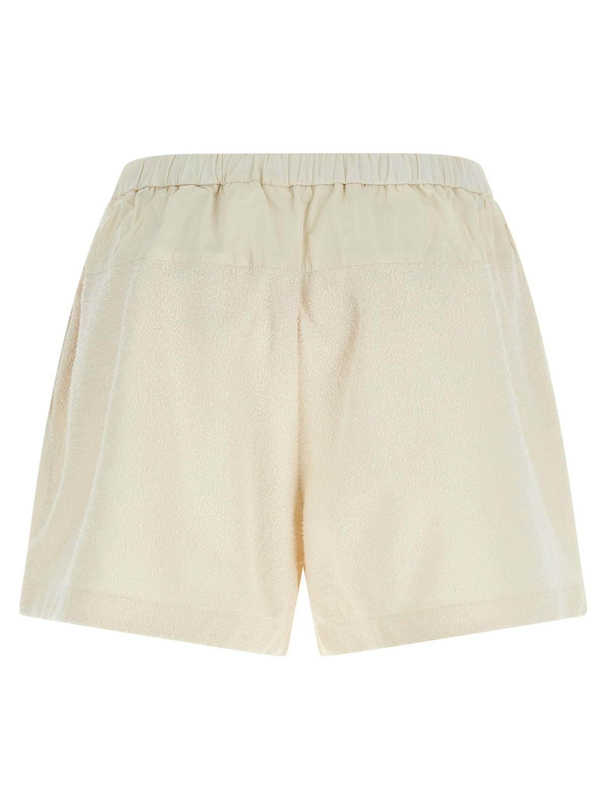 Moncler White Polyester Bermuda Shorts