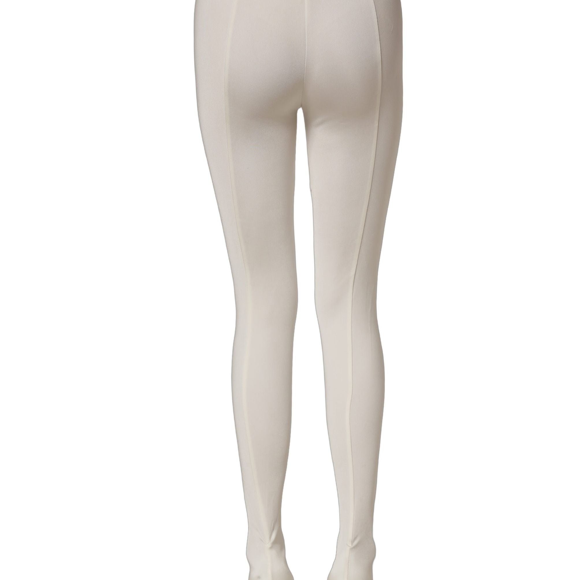 Dolce & Gabbana White High Heels Pumps Jersey Tights Shoes