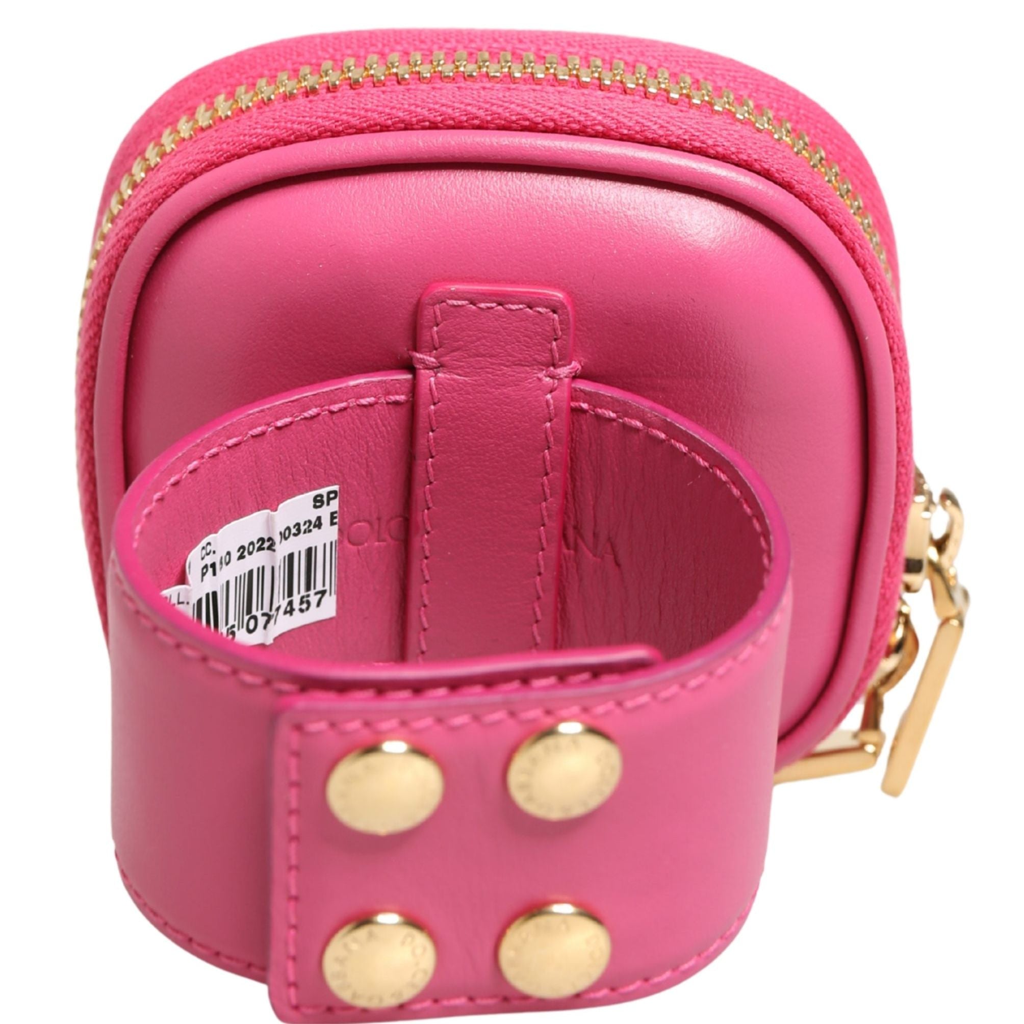 Dolce & Gabbana Pink Calf Leather DG Logo MULTIFUNCTIONAL KIT Borse Bag