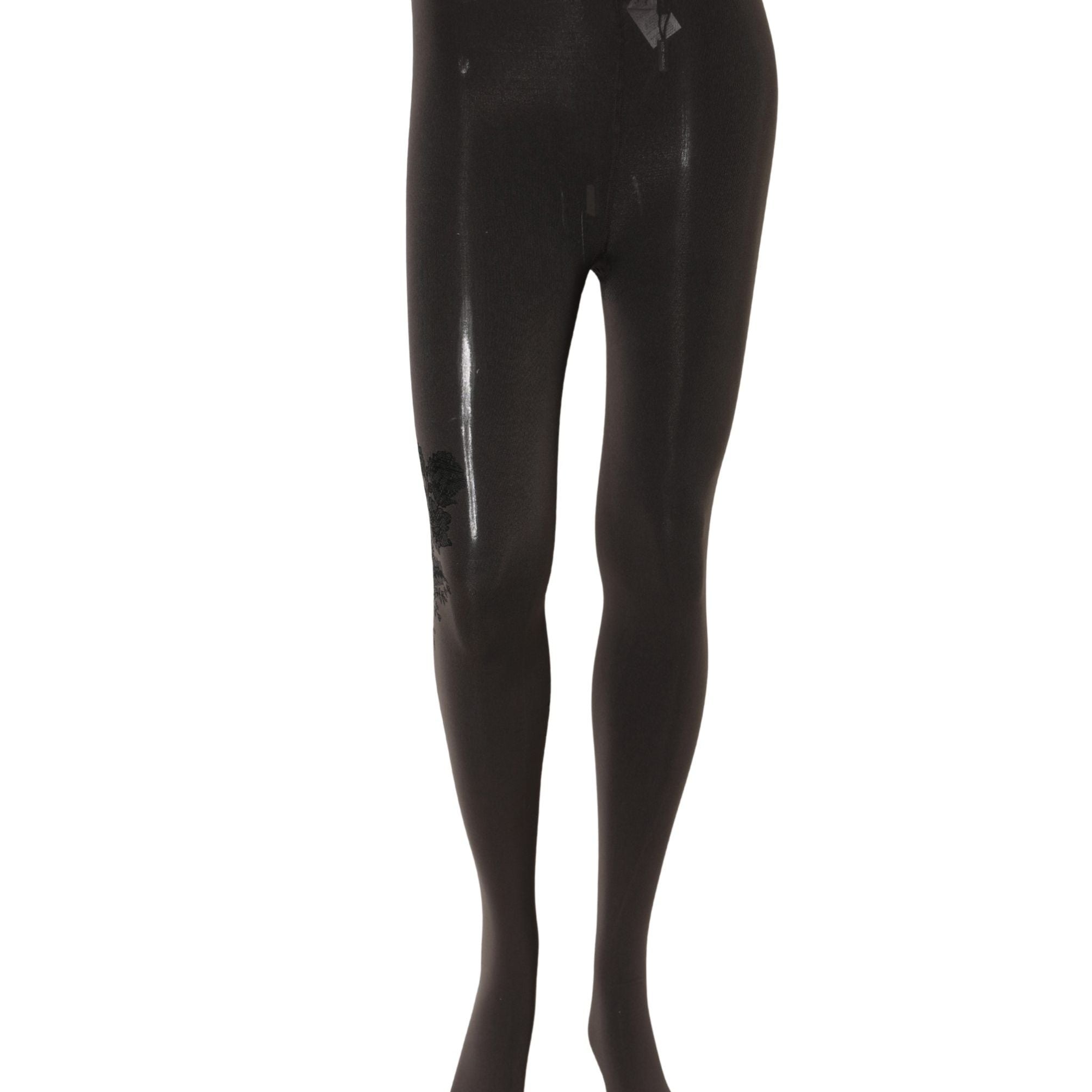Dolce & Gabbana Black Nylon Tights Stocking Pantyhose Women Socks