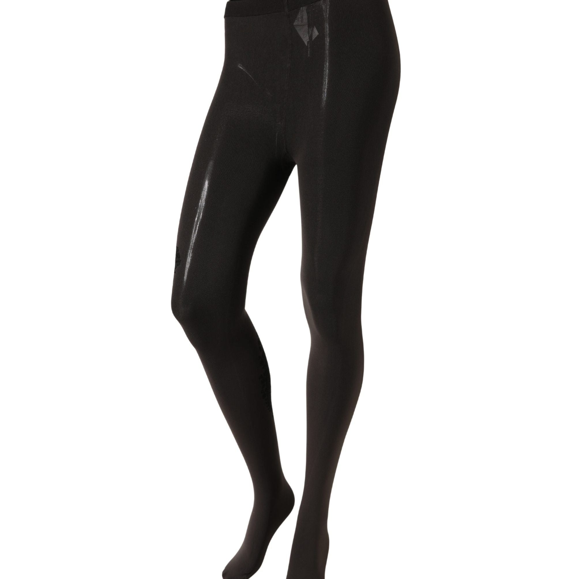 Dolce & Gabbana Black Nylon Tights Stocking Pantyhose Women Socks