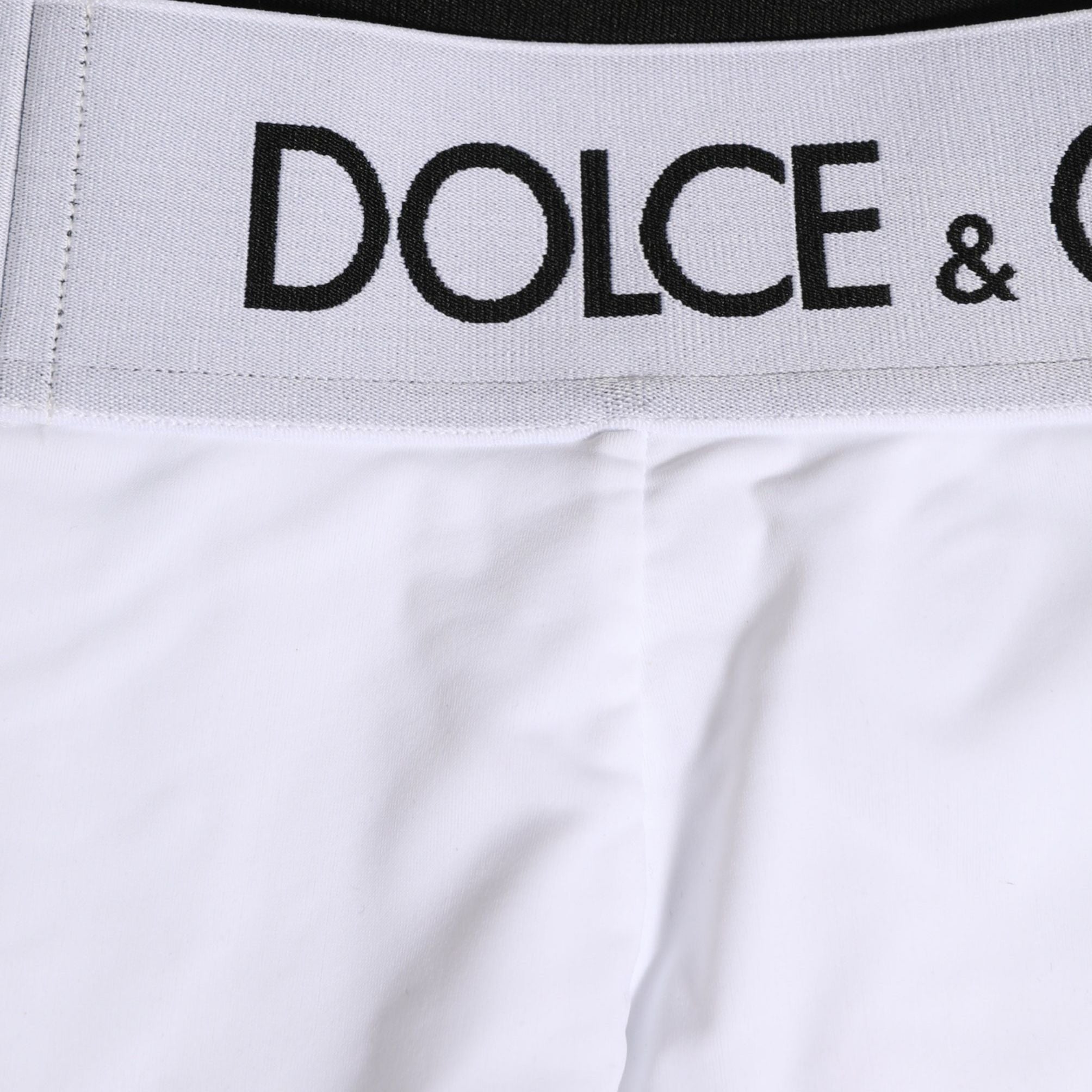 Dolce & Gabbana White Logo Waistband Coulotte Panty Underwear
