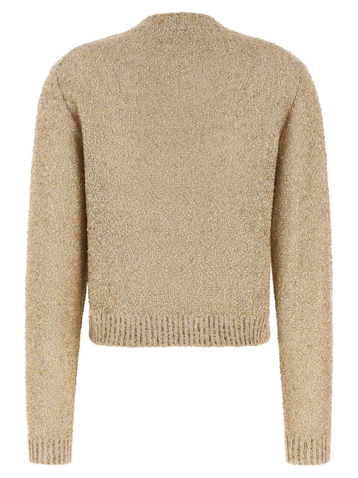 Brunello Cucinelli Gold Linen Cardigan