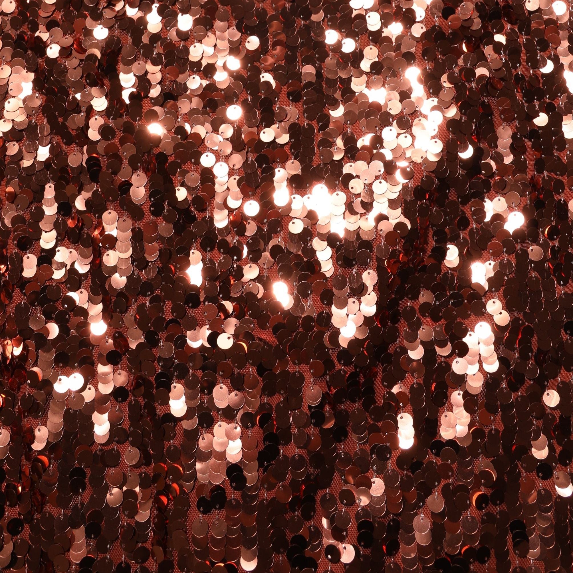 Dolce & Gabbana Bronze Sequin HighWaist PencilCut Midi Skirt