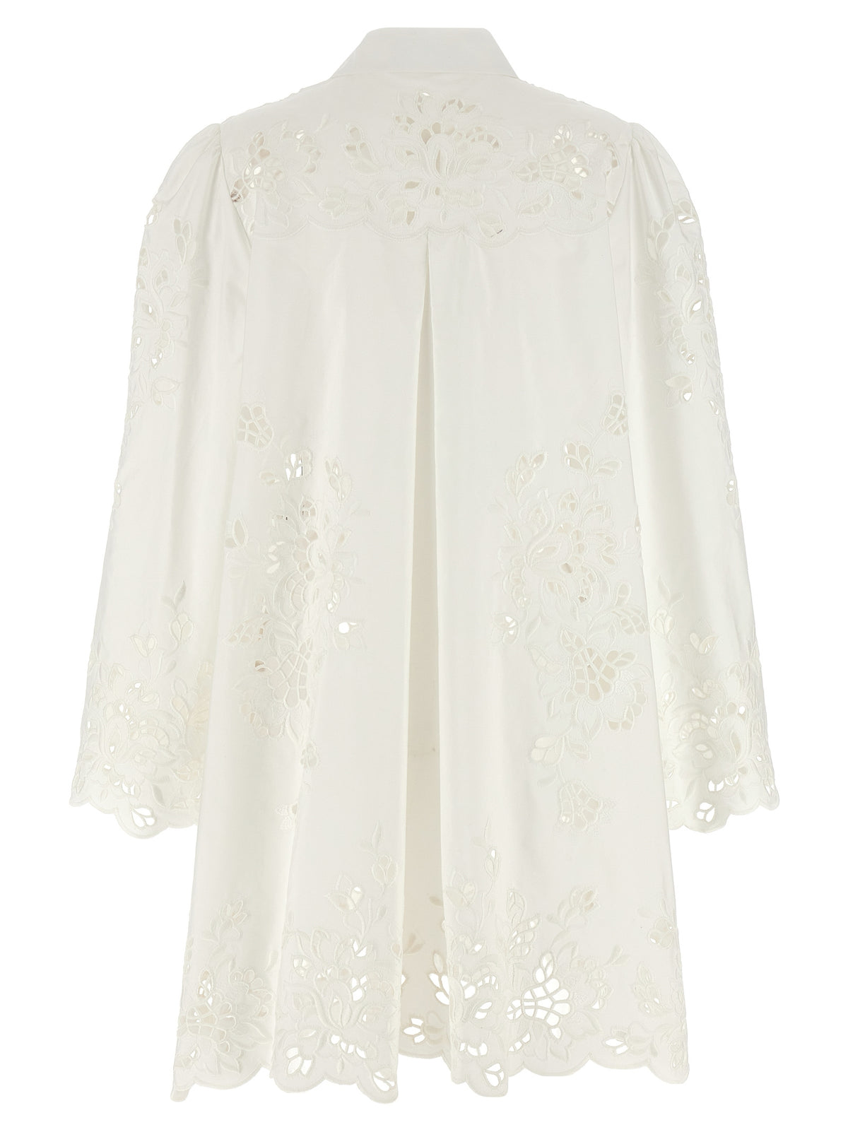 Dolce & Gabbana White Cotton Short Dress