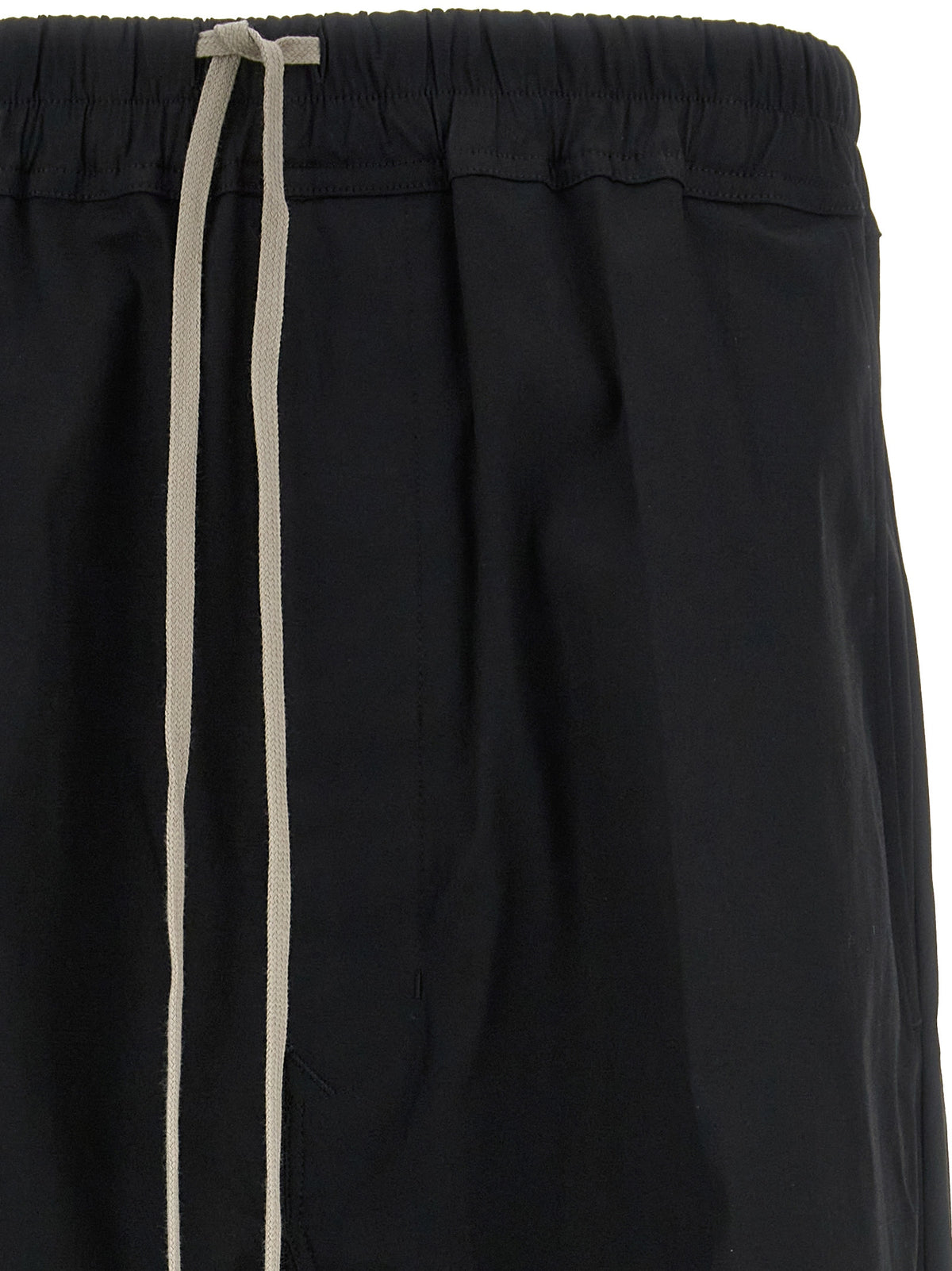 Rick Owens Black Cotton Casual Pants